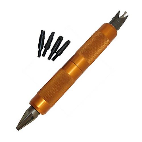 Lyman Case Prep Deburring/Flash Hole Cleaning Tool Aluminum Gold