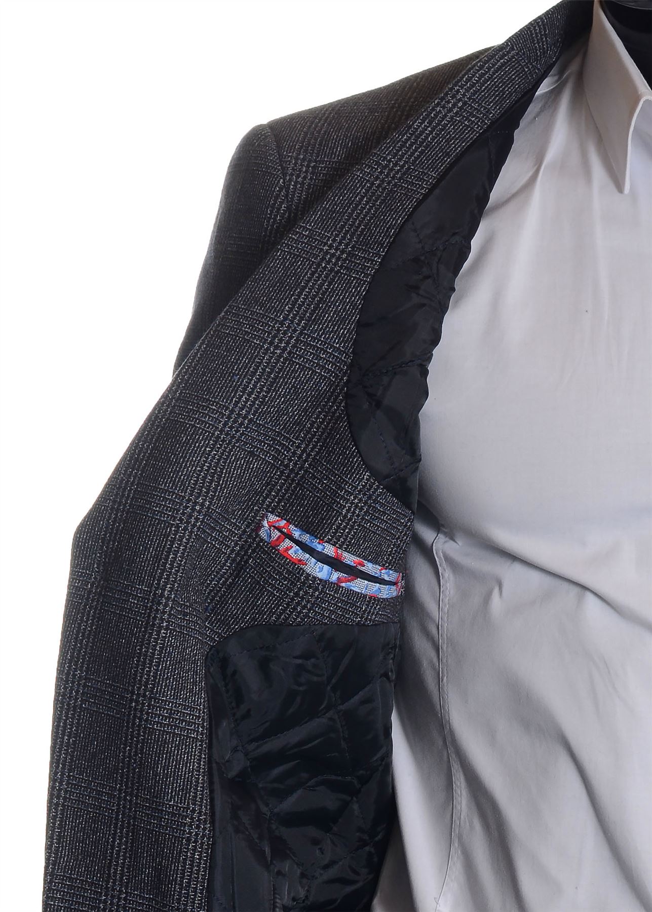 Men's Checkered Coat 3/4 Long Tweed Cashmere Wool Trendy Formal Winter Overcoat | eBay