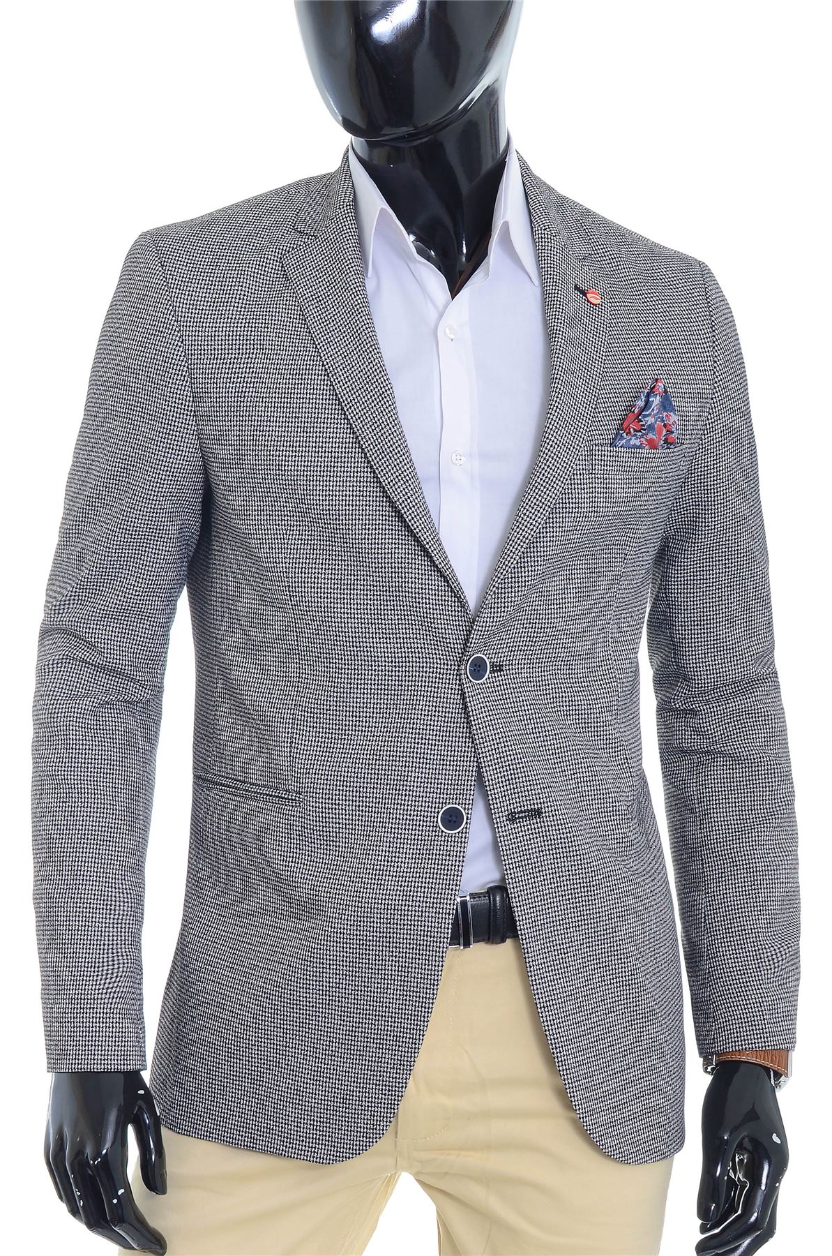 Men's Blazer Jacket Casual Formal Herringbone Check UK ...