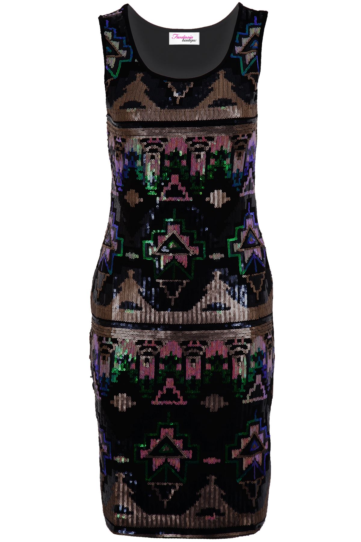aztec bodycon dress