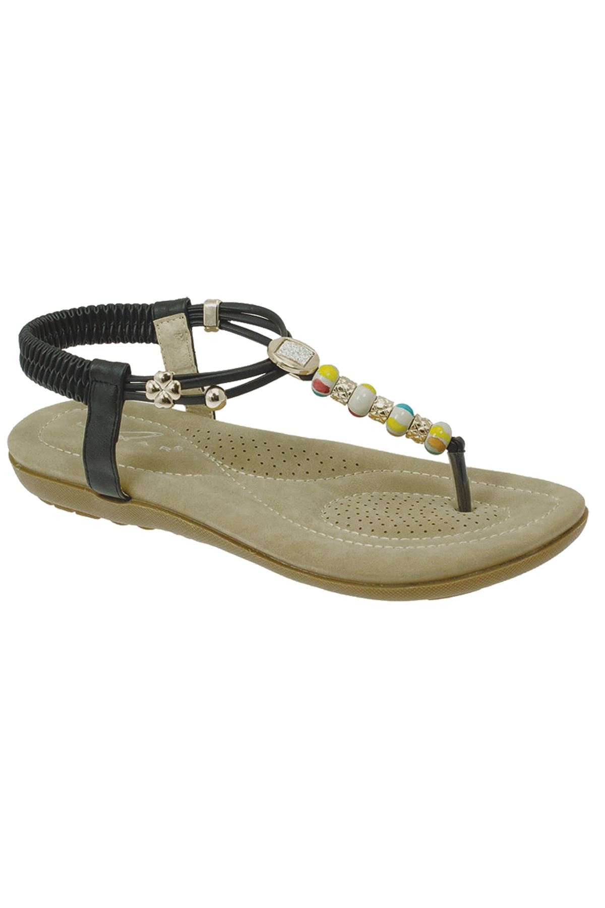 beaded beach sandals