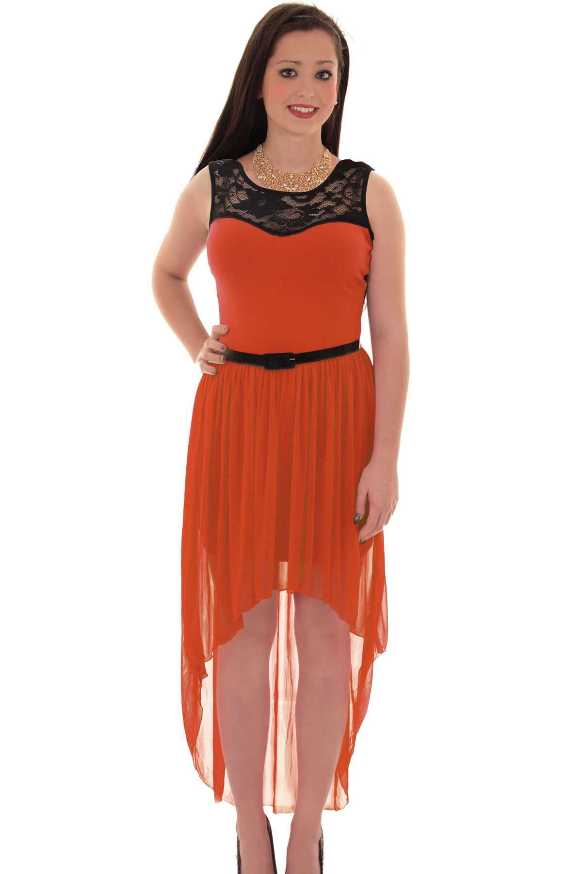 High Low Chiffon Dress