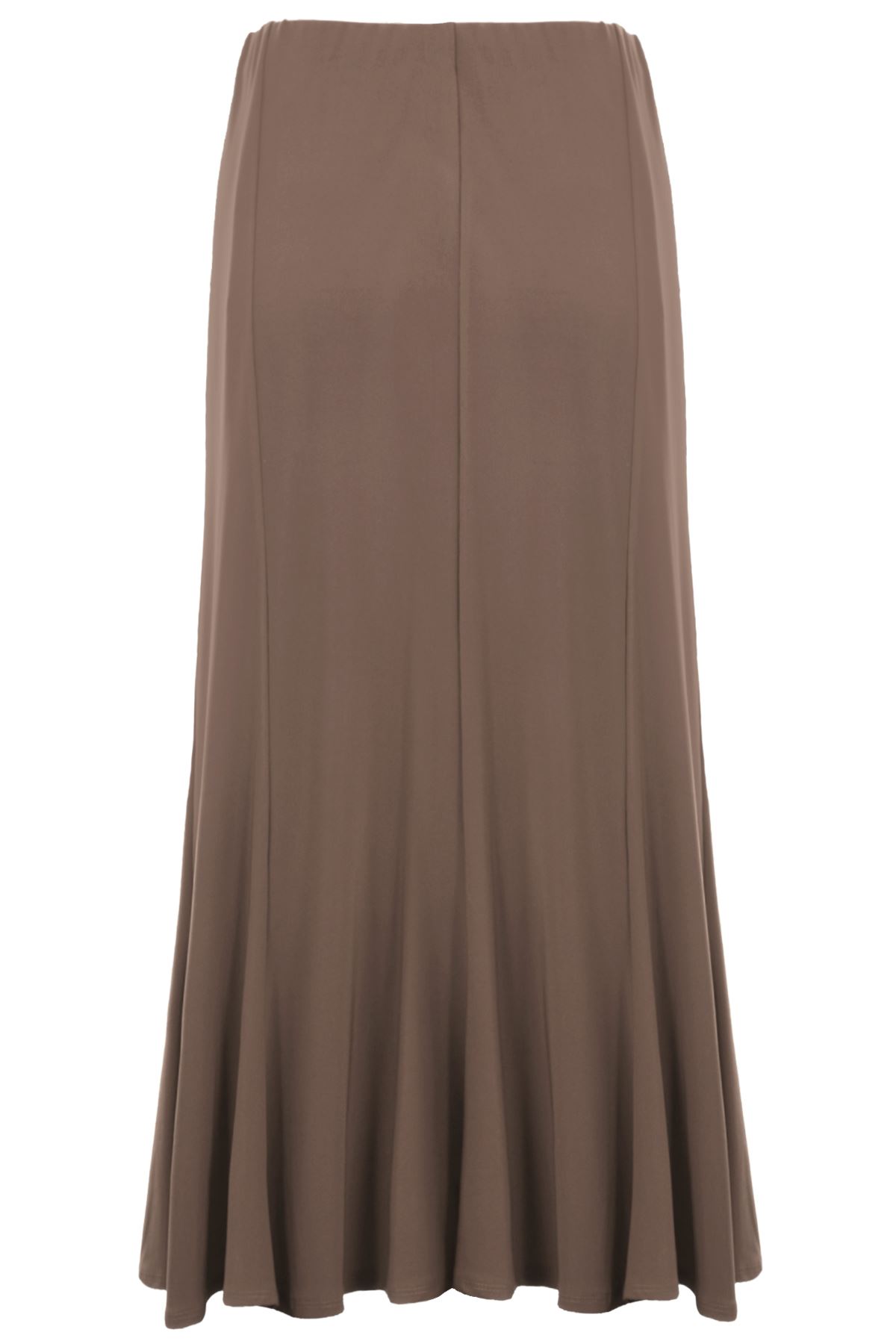 Women’s Plain Lined Stretch Elasticated Waist Smart Casual Flare Gypsy Skirt eBay