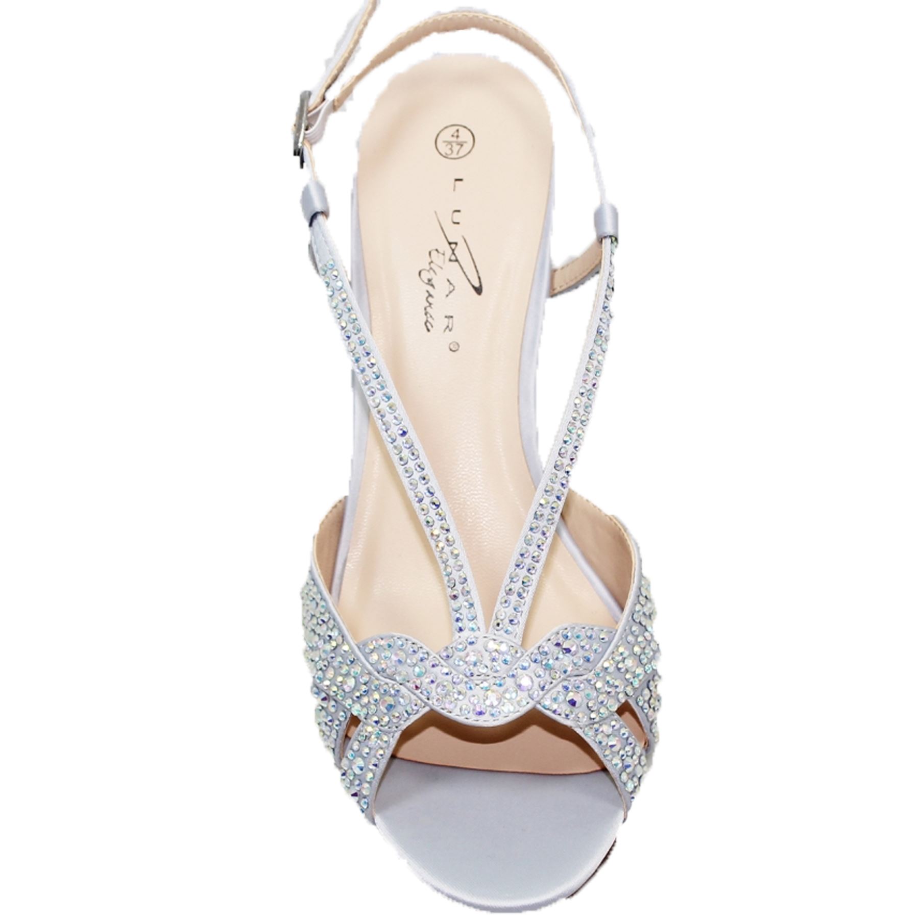 FLR492 Robin Satin Strap Gemstone Ankle Buckle Strap Satin Padded Insole Clutch Heels f22f5c FLR492 Robin Satin Strap Gemstone Ankle Buckle Strap Satin Padded Insole Clutch Heels f22f5c
