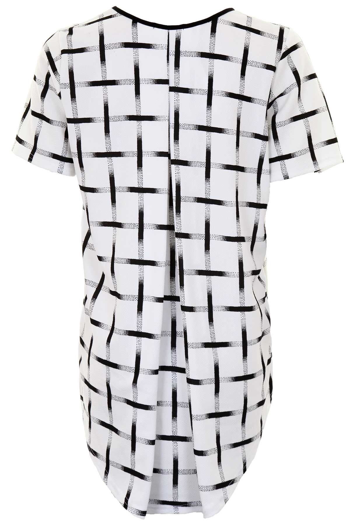 ladies short sleeve check shirts