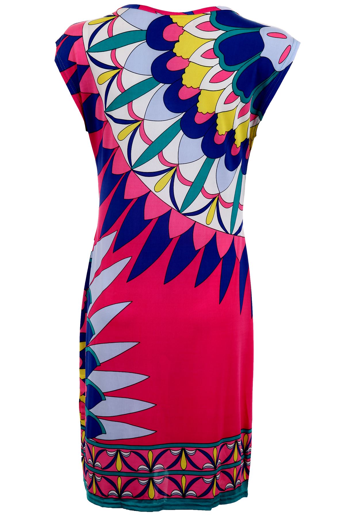 Ladies Oversized Gold V Neck Sleeveless Multi-Colour Baggy Women/'s Long Top