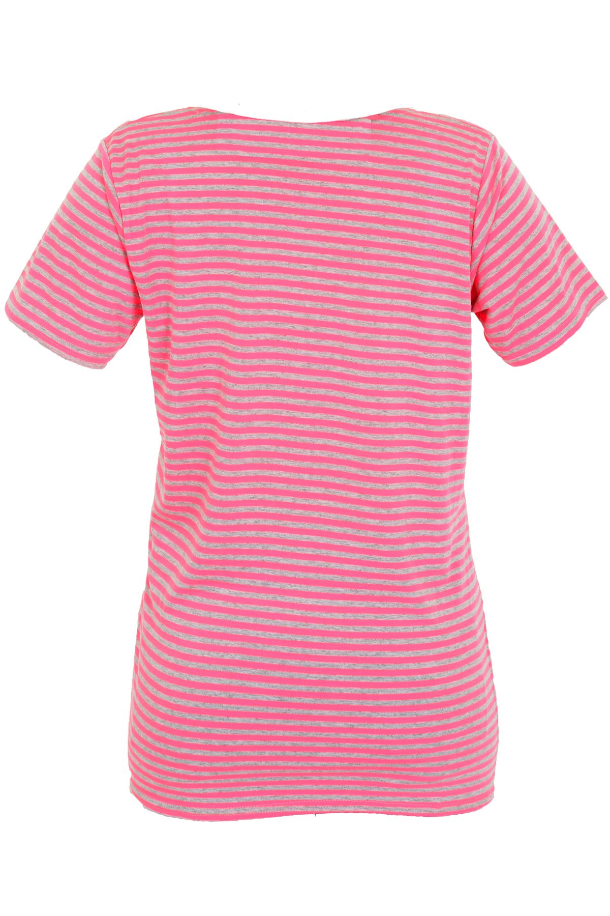 Girls Short Sleeve Tokyo New York Paris London Stripe Print High Low T Shirt Top Ebay