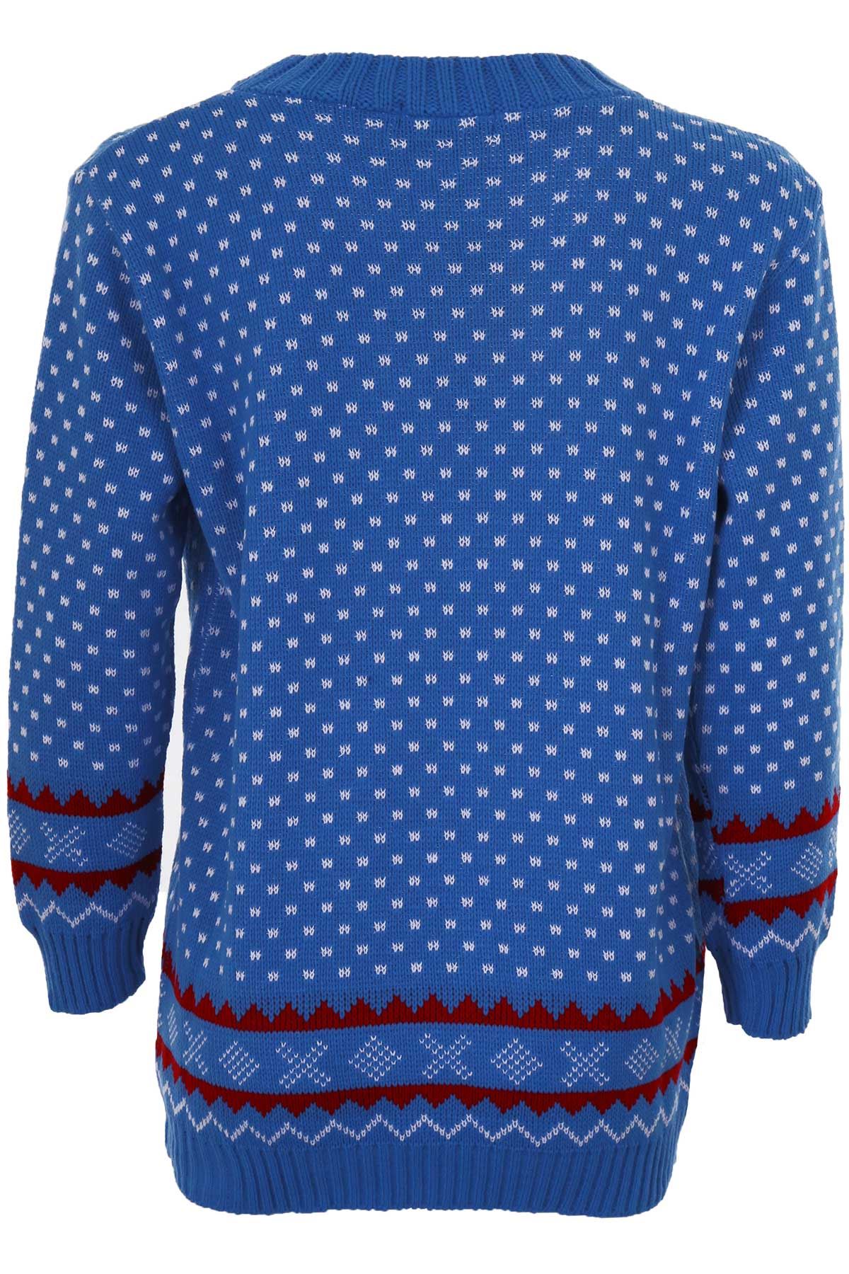 Womens Santa Reindeer Snow Minion Olaf Ladies Knitted Christmas Jumper T...