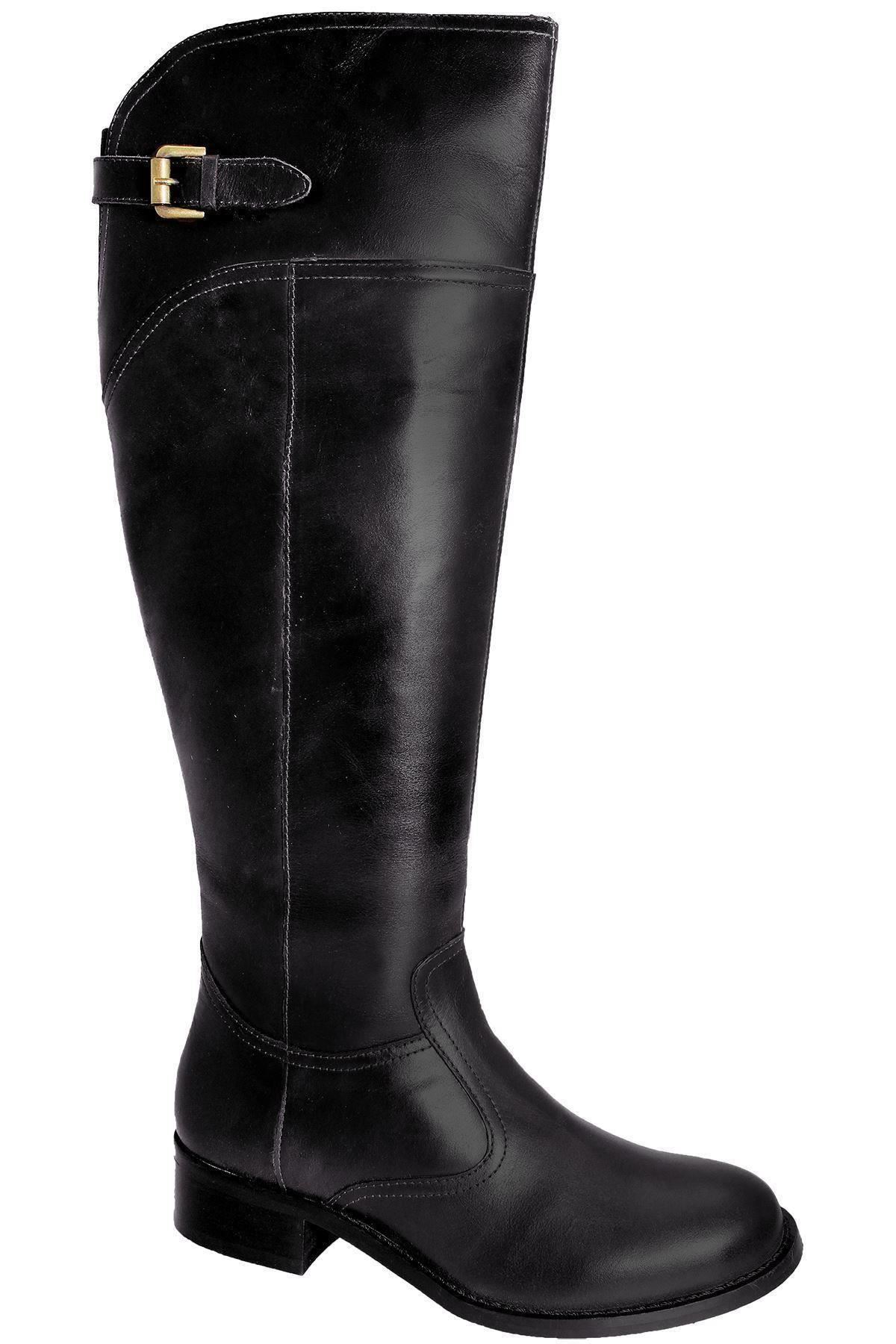 Details zu Damen Kniehoch Echtleder Stiefel Damen Klein Absatz Reitsten Stil Schuhe Details zu Damen Kniehoch Echtleder Stiefel Damen Klein Absatz Reitsten Stil Schuhe