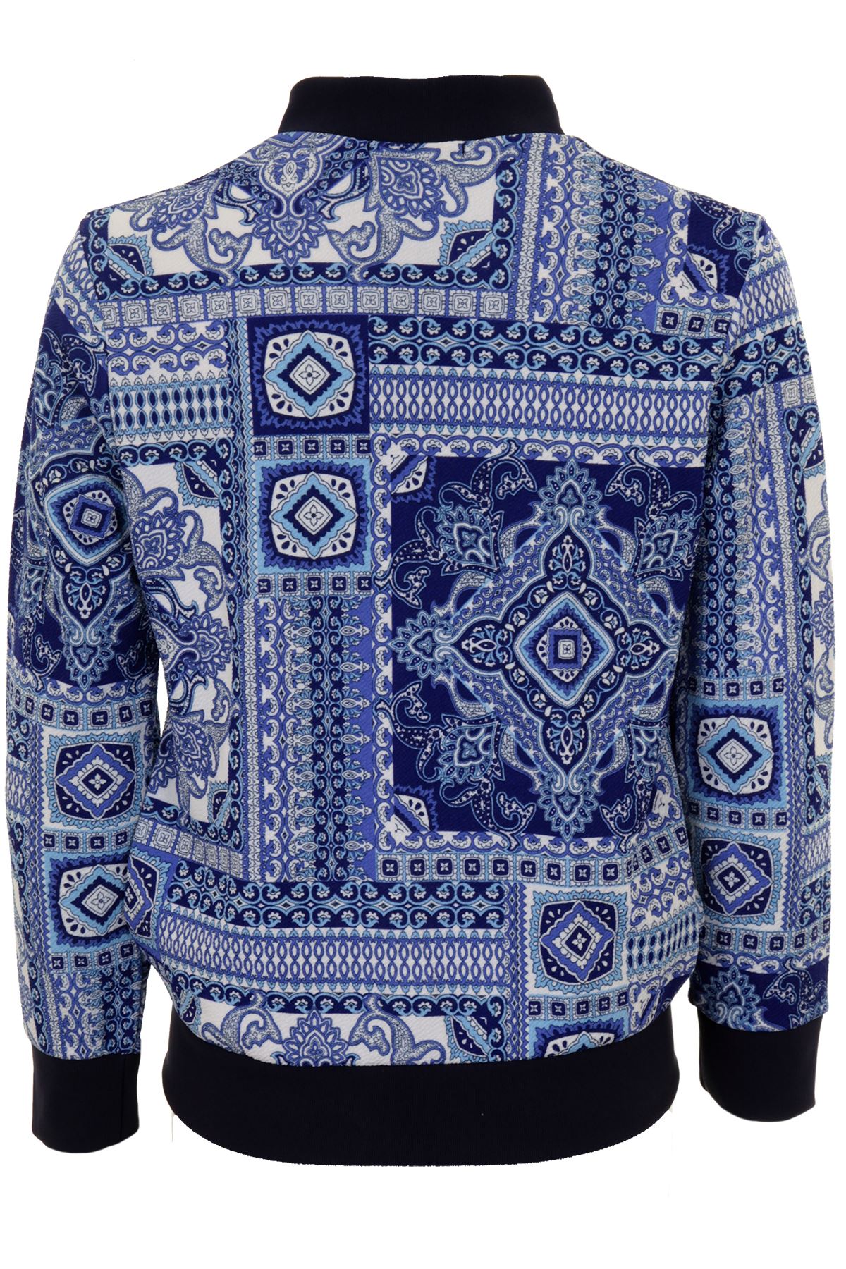 paisley patchwork hoodie