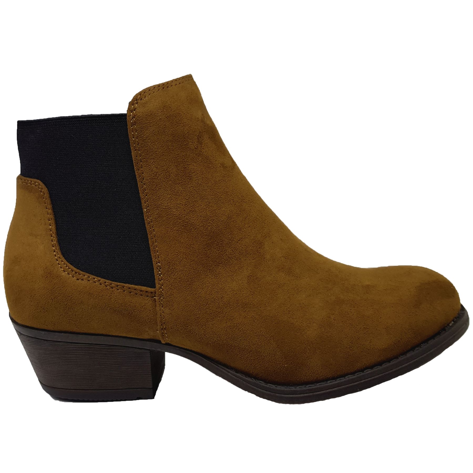 botines de tacon grueso