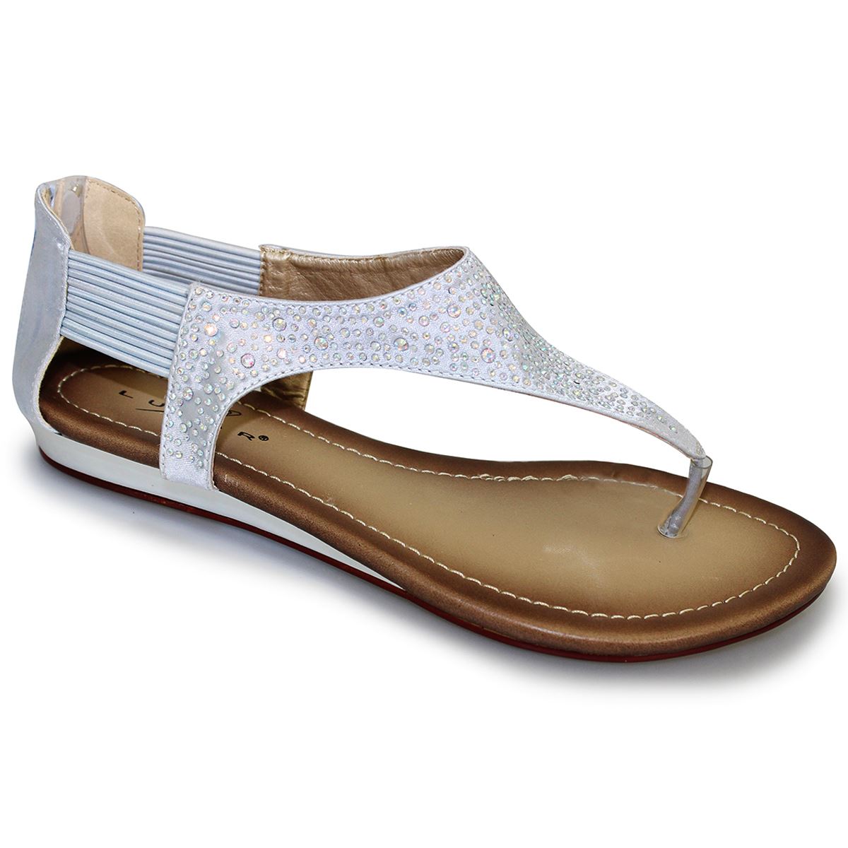 low heel thong sandals