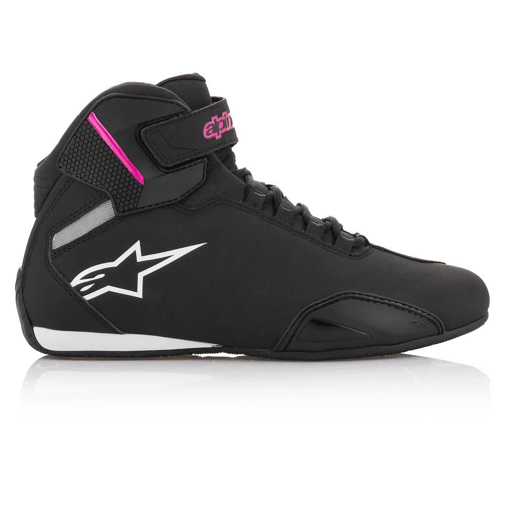 Alpinestars Stella Sektor Short Sports Ladies Motorcycle Boots Paddock Black - Picture 4 of 16