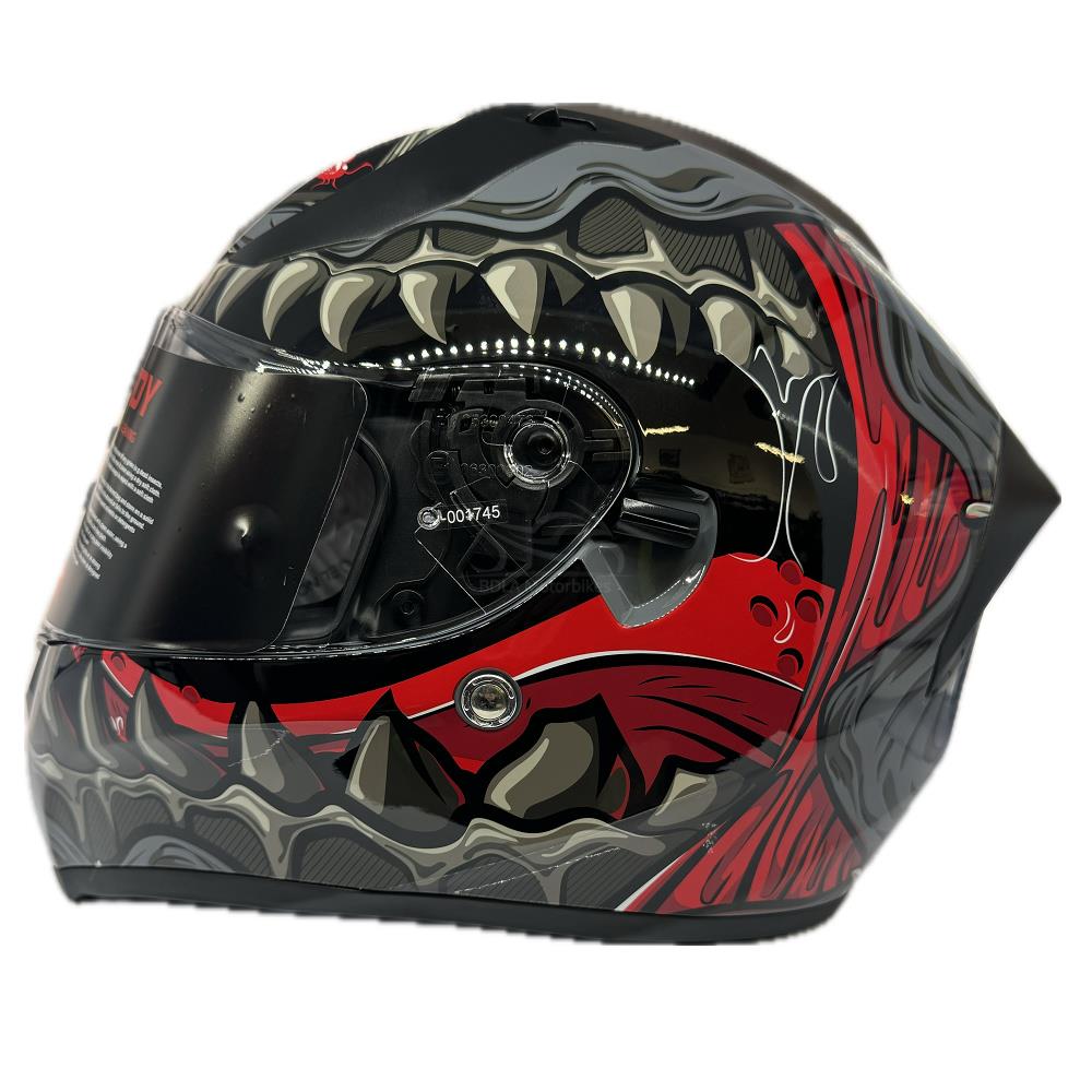 Vcan H128 Titan Cara Completa Motocicleta Casco de Choque Calavera Bicicleta Ciclomotor ACU Dorado - Imagen 10 de 27