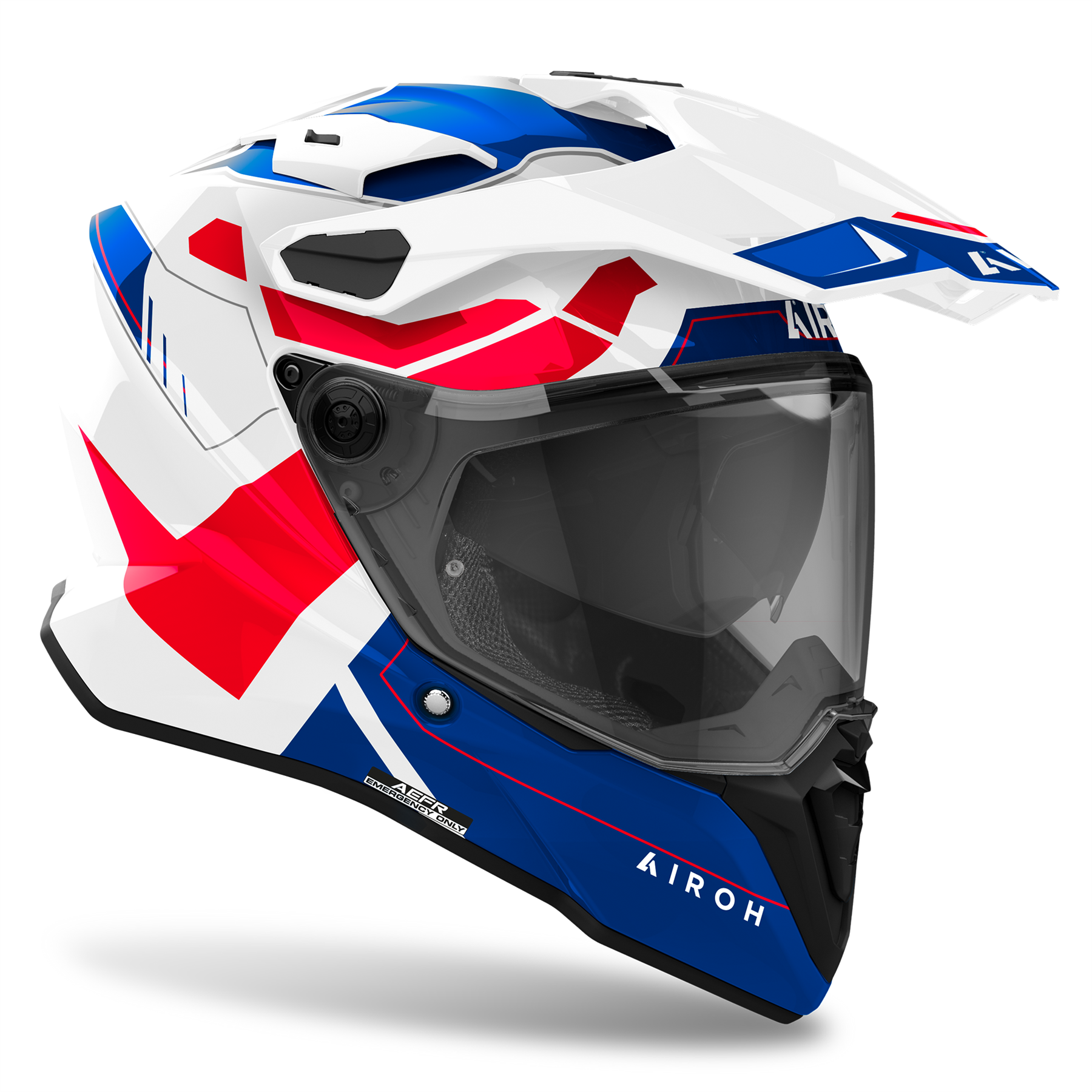 Airoh Commander 2 Carbon Reveal Adventure Enduro Off Road Dual Sport Helmet - Picture 16 of 20