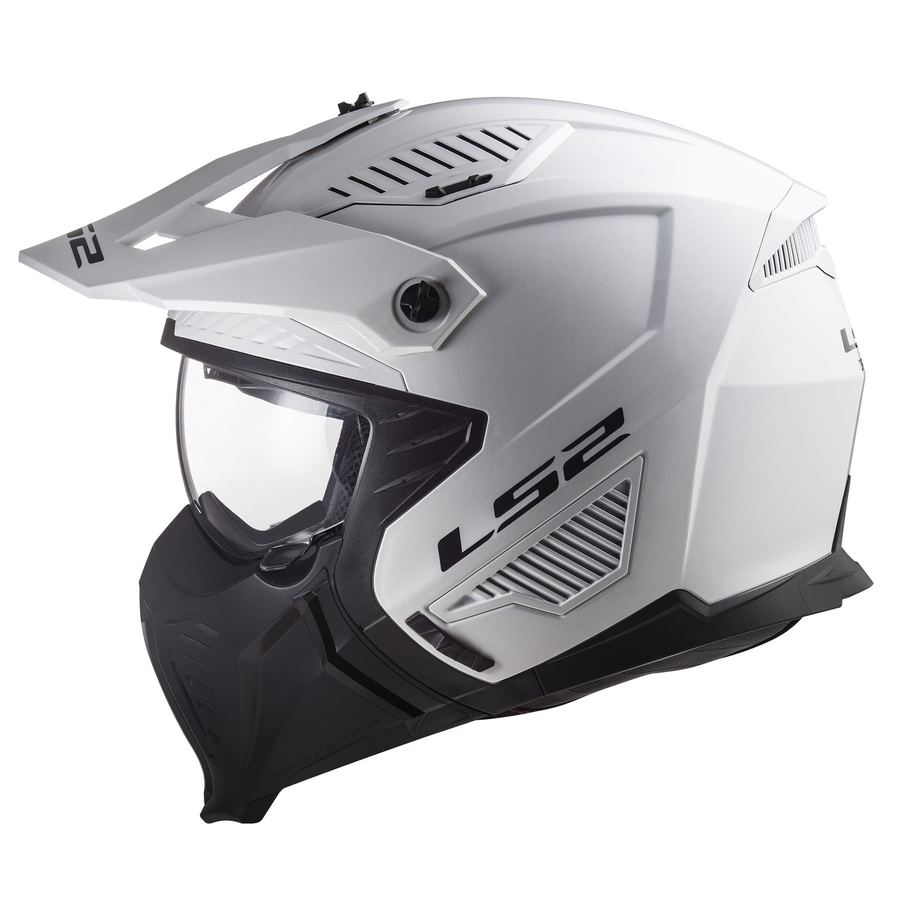 LS2 OF606 Casco moto alla deriva semplice fuori strada prova avventura maschera - Foto 20 di 23