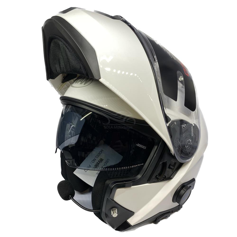 Vcan H272 Blinc Bluetooth Flip Front Flip Up Modular Motorcycle Scooter Helmet - Picture 13 of 18