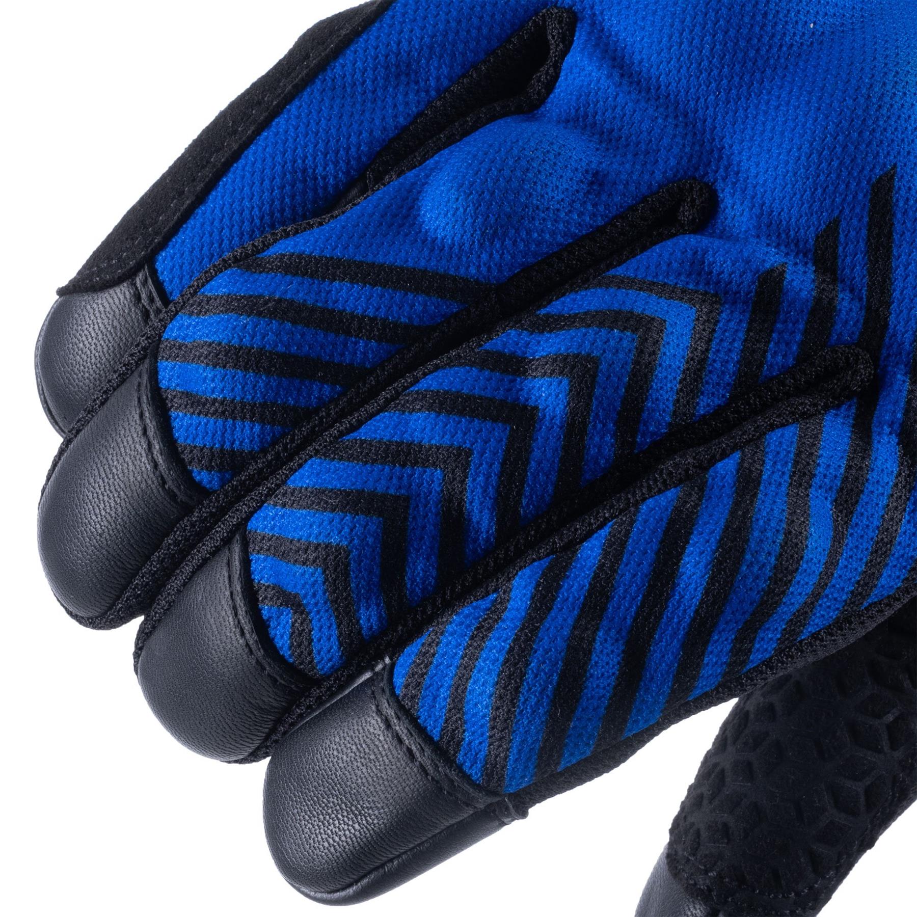 Oxford Byron Mens Motorcycle Short Gloves Summer Motorbike Vented Black Red Camo - Picture 10 of 22