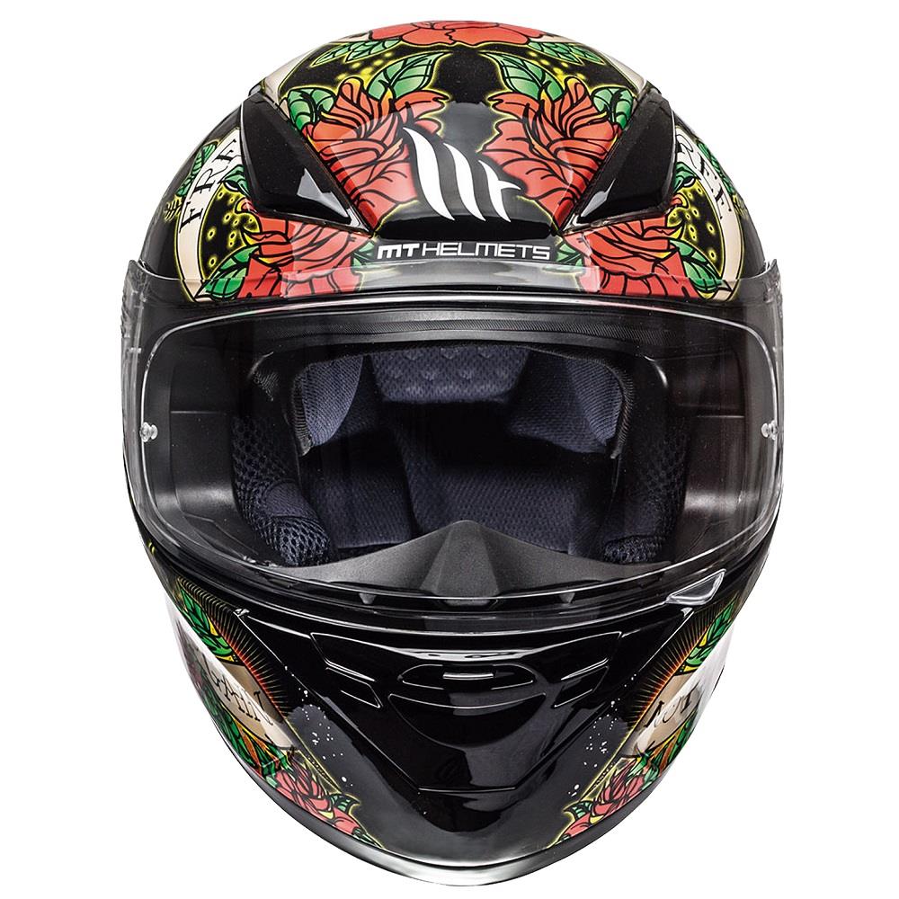 Detalles de MT Revenge skull & roses Integral Motocicleta Casco de Motocicleta Oro Acu Detalles de MT Revenge skull & roses Integral Motocicleta Casco de Motocicleta Oro Acu