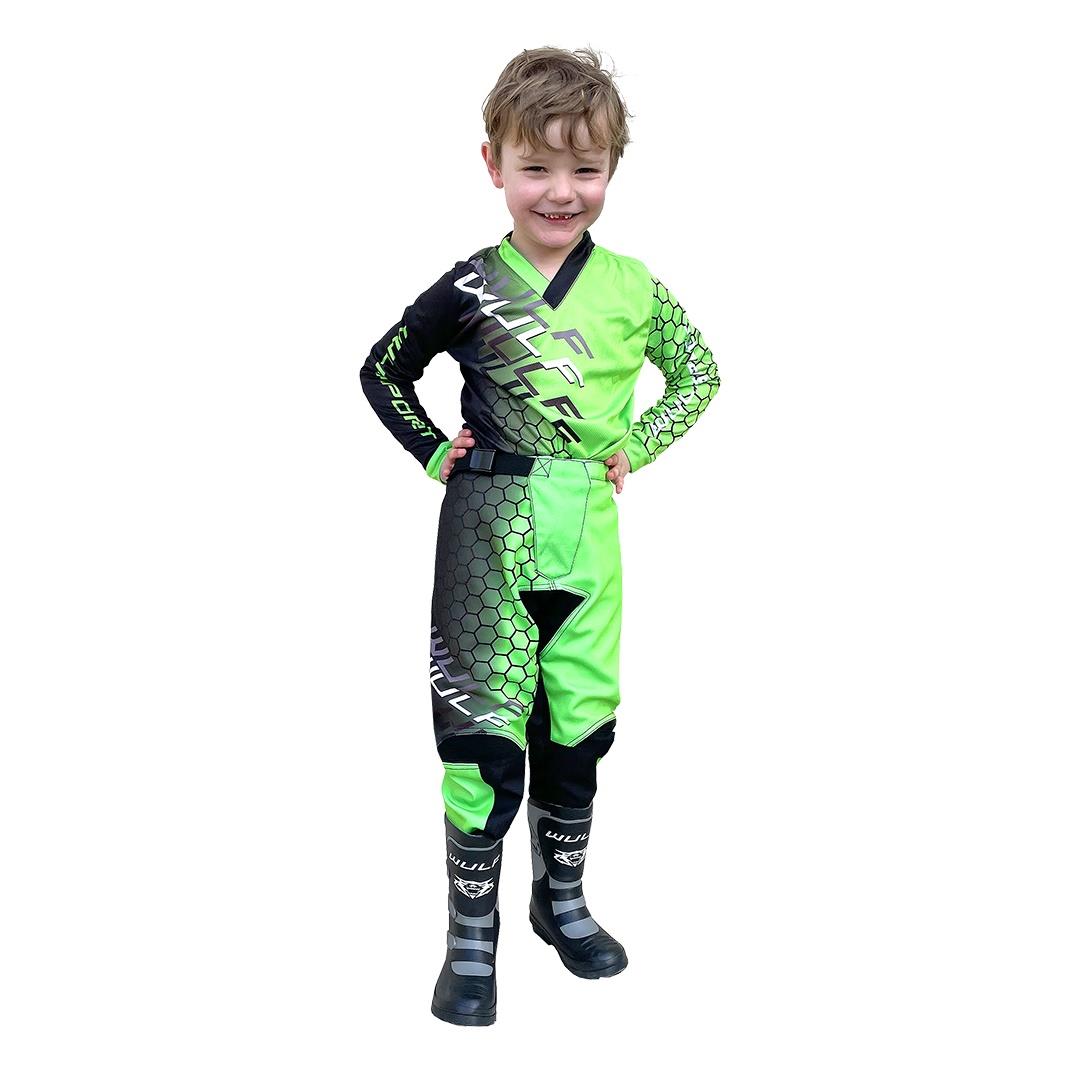 Wulfsport Cub Connect Motocross Trikot Kinder Motorcross MX Quad Shirt Jugend Top - Bild 11 von 17