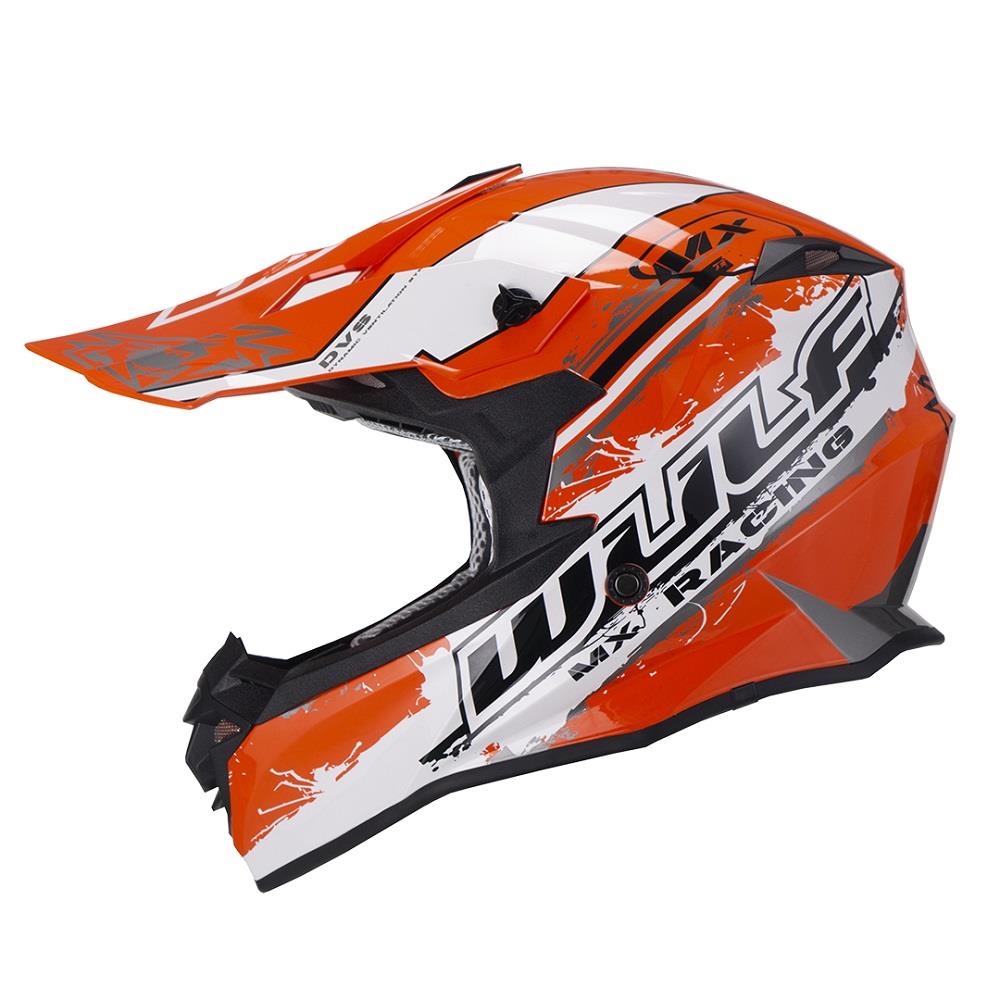 Wulfsport Off Road Pro Motocross Helmet Adults Motorcross ATV Crash Lid - Picture 9 of 14