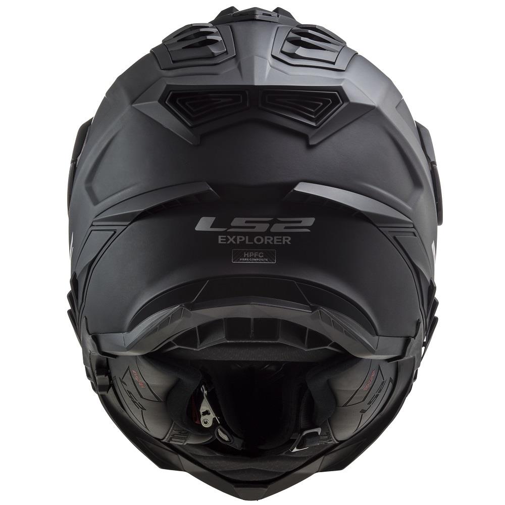 LS2 MX701 Explorer Plain Dual Sport Motorcycle Helmet Fibreglass Off Road MX - Picture 18 of 24