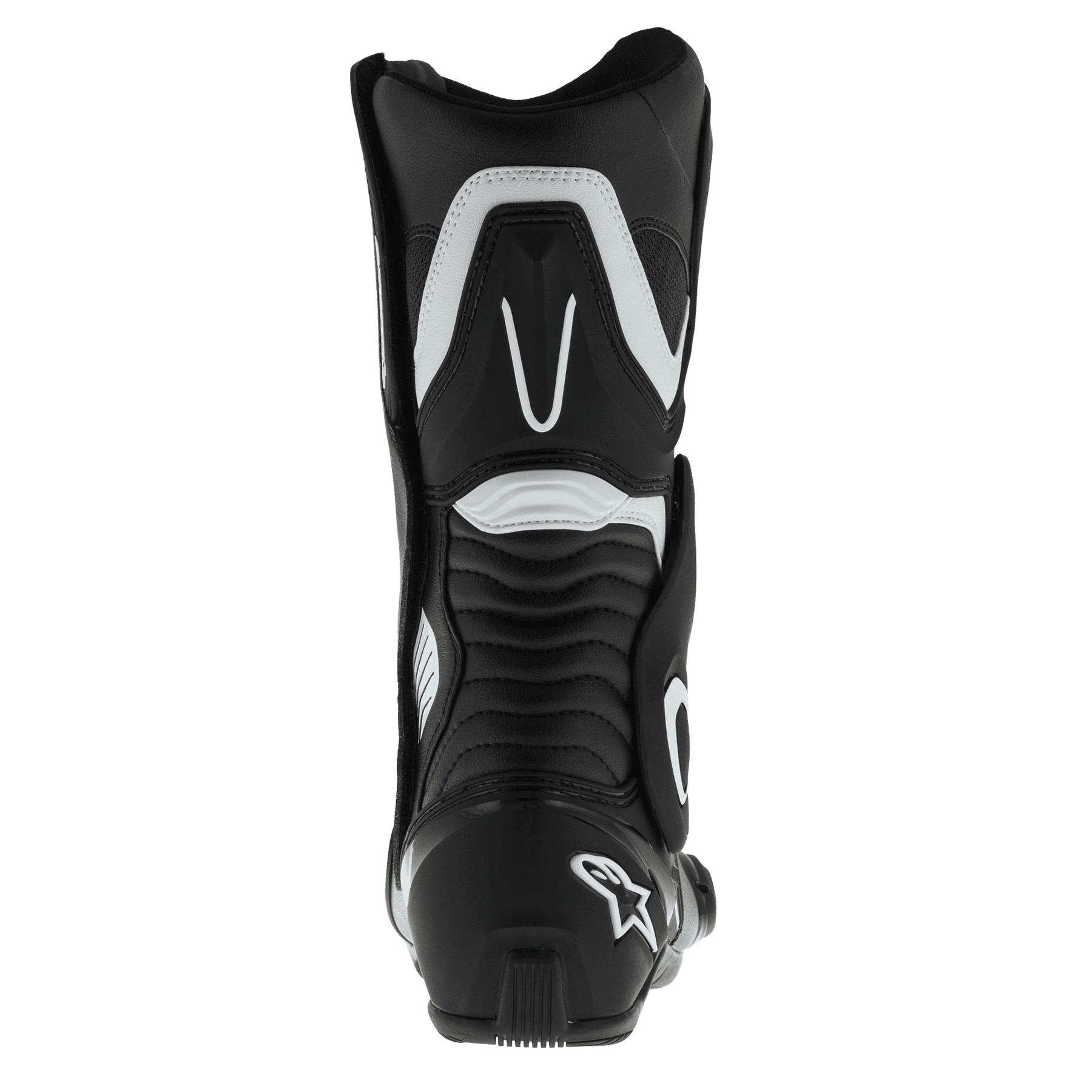 Alpinestars SMX-6 v2 CE Sports Racing Motorcycle Motorbike Boots Black White - Picture 14 of 16