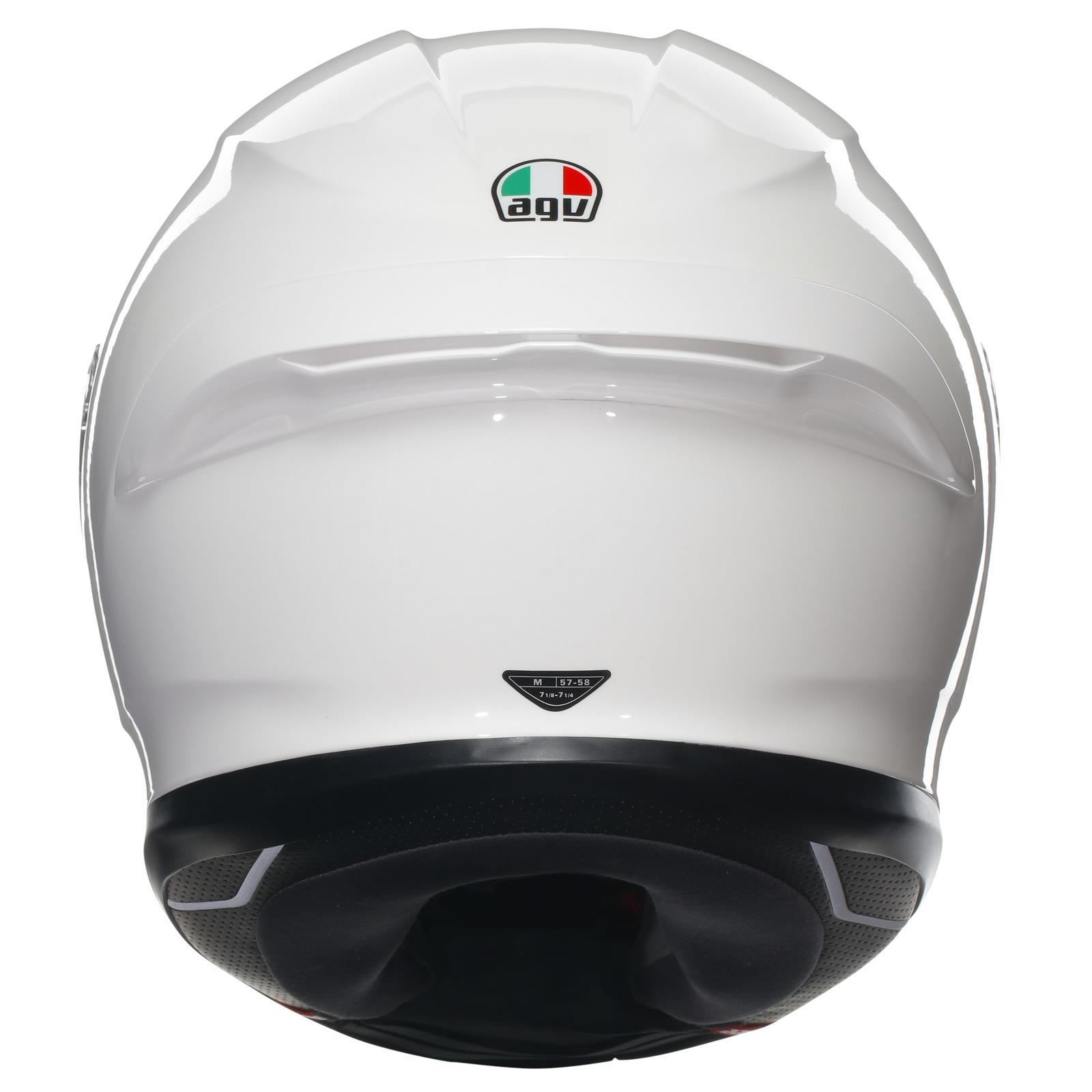 AGV K6-S Plain Motorcycle Helmet Road Legel ECE 22.06 Track Race Lid Black Grey - Picture 20 of 30