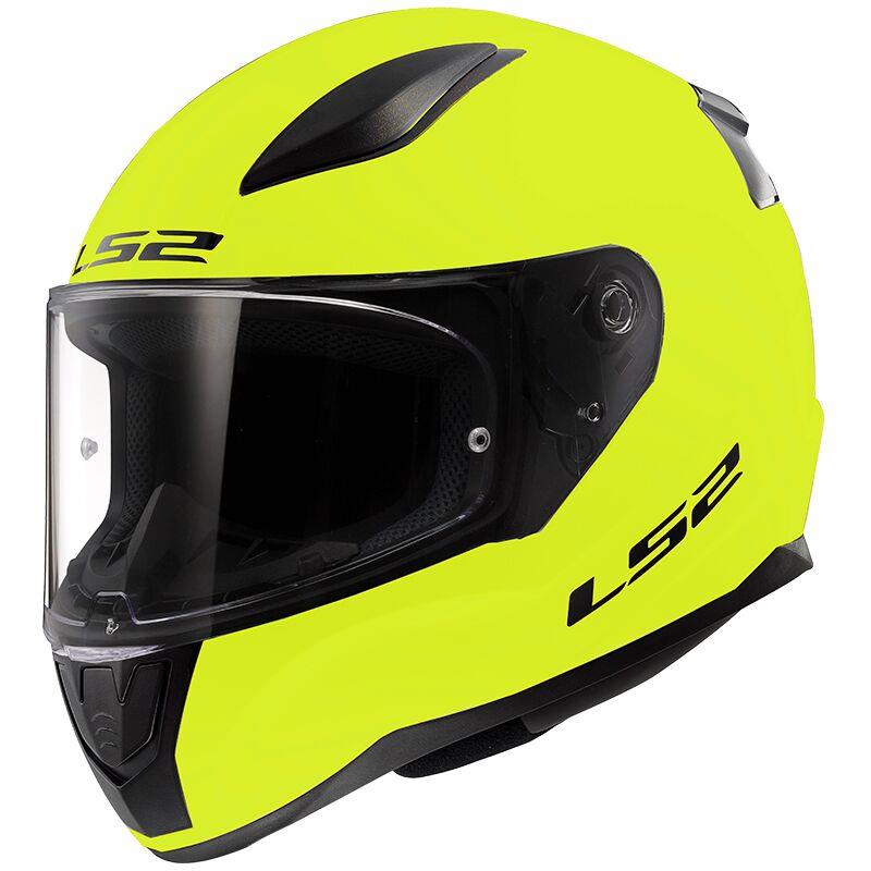 LS2 FF353 Rapid II Plain Motorcycle Helmet Full Face Moped Black White Grey - Picture 45 of 45