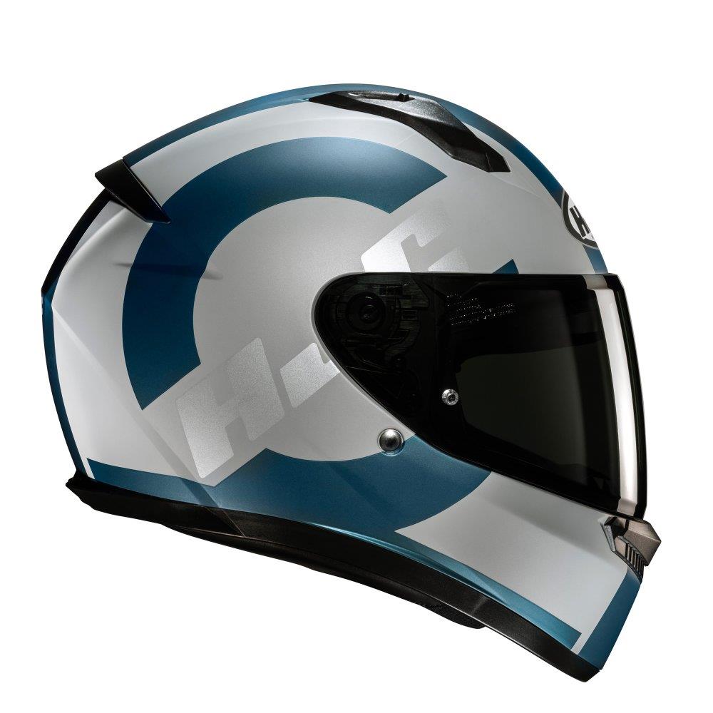 HJC C10 Tez Full Face Motorcycle Helmet Motorbike Scooter ACU Gold Crash Lid - Picture 9 of 14