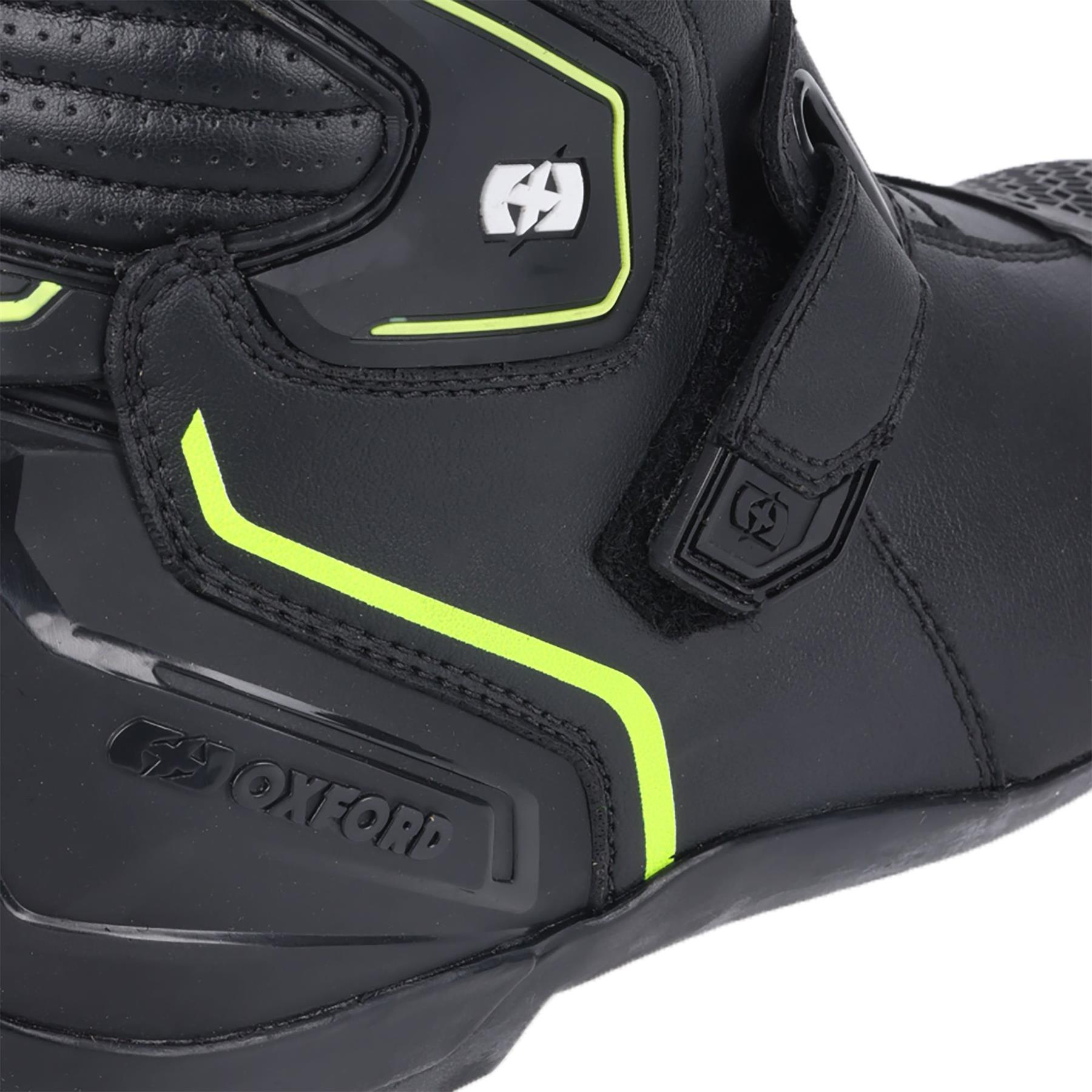 Oxford Omega Air Mens Motorcycle Boots Summer Motorbike Sport Short Boot - Picture 20 of 22