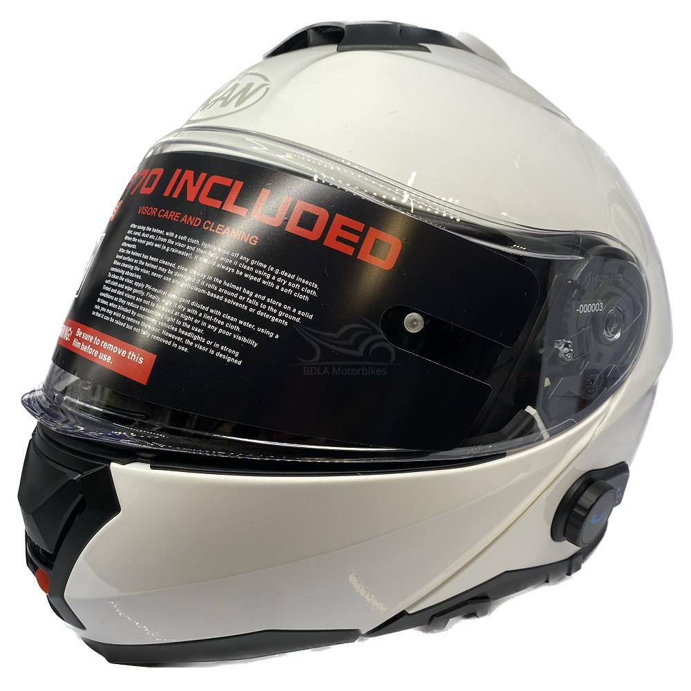 Vcan H272 Blinc Bluetooth Flip Front Flip Up Modular Motorcycle Scooter Helmet - Picture 11 of 18