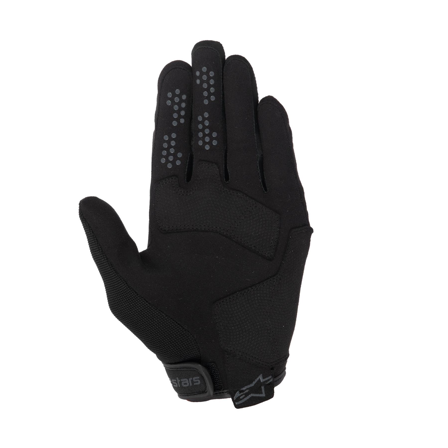 Alpinestars Chrome v2 Short Summer Mens Motorcycle Gloves Black Blue - Picture 4 of 6