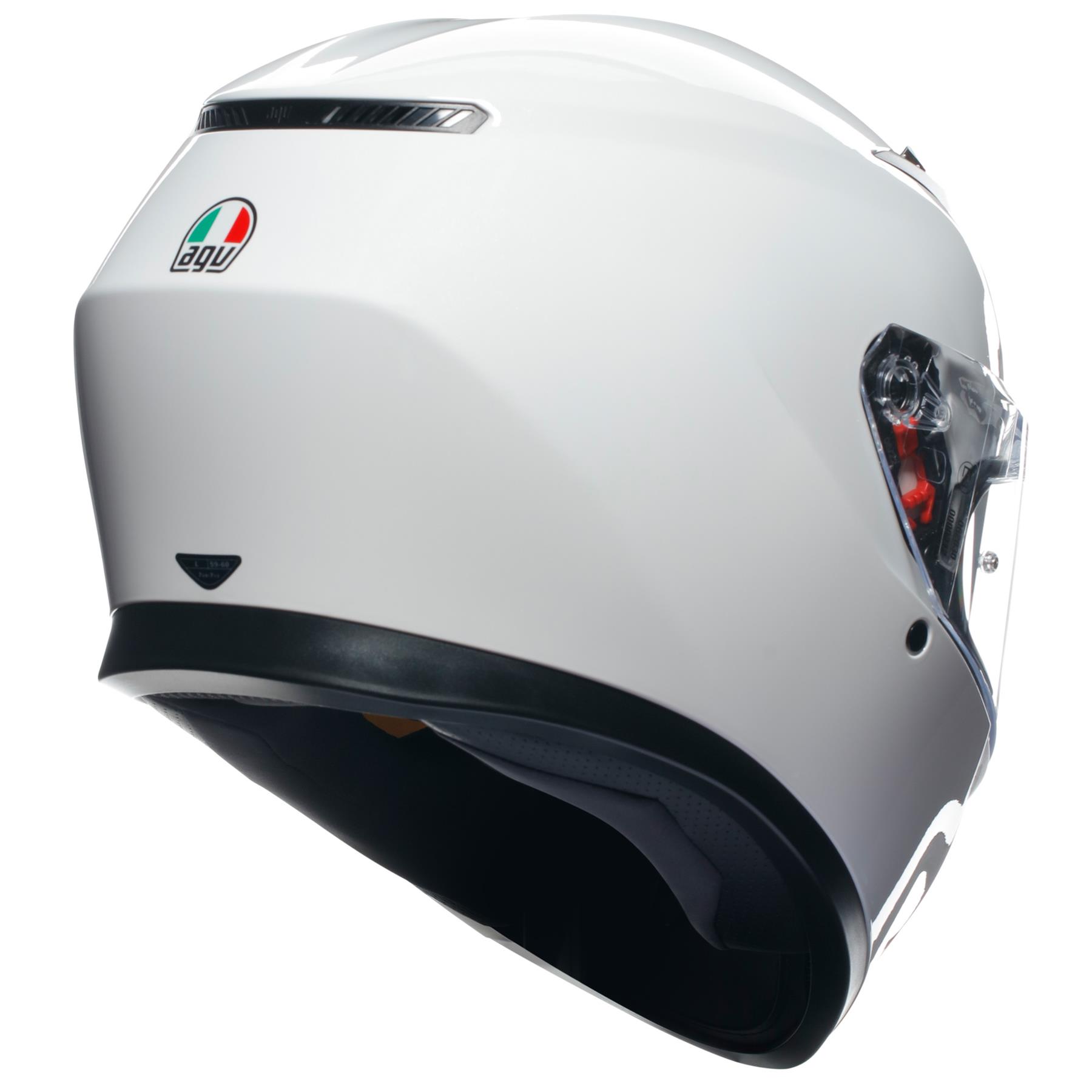 AGV K3 Plain Motorcycle Helmet Road Legal ECE 22.06 ACU Approved - Picture 14 of 29