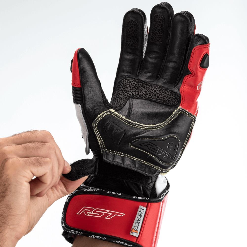 RST Tractech Evo 4 Mens Motorcycle Gloves Race Track Day Racing Bike Gloves - Picture 36 of 45