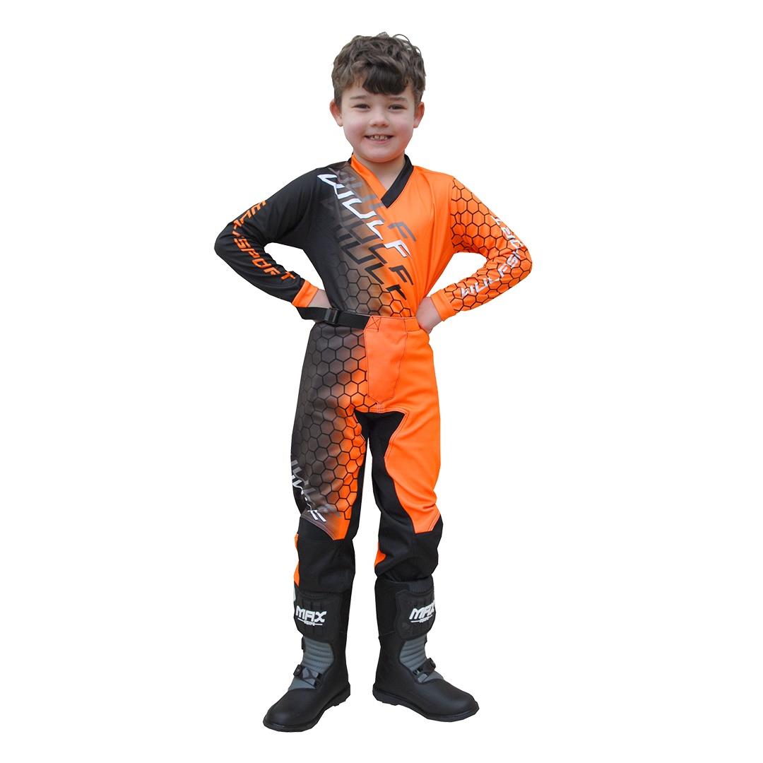 Wulfsport Cub Connect Motocross Trikot Kinder Motorcross MX Quad Shirt Jugend Top - Bild 15 von 17