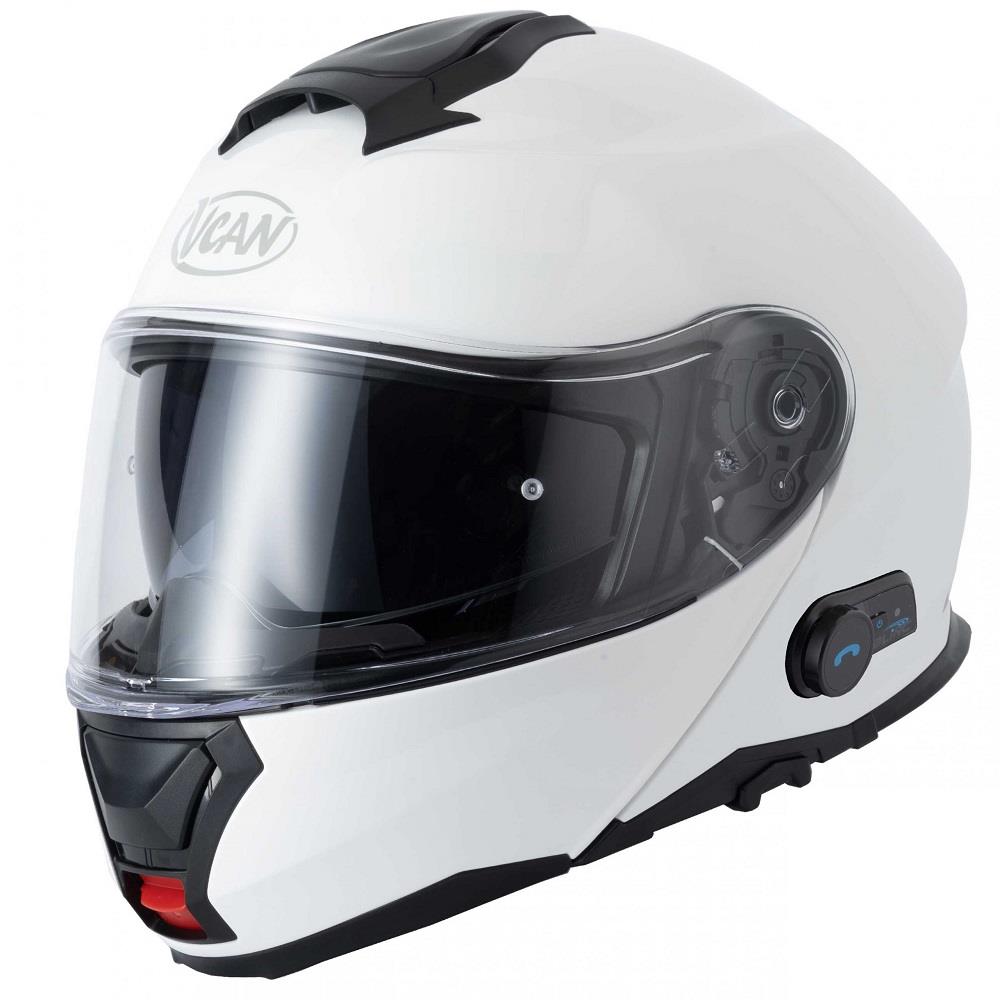 Vcan H272 Blinc Bluetooth Flip Front Flip Up Modular Motorcycle Scooter Helmet - Picture 10 of 18