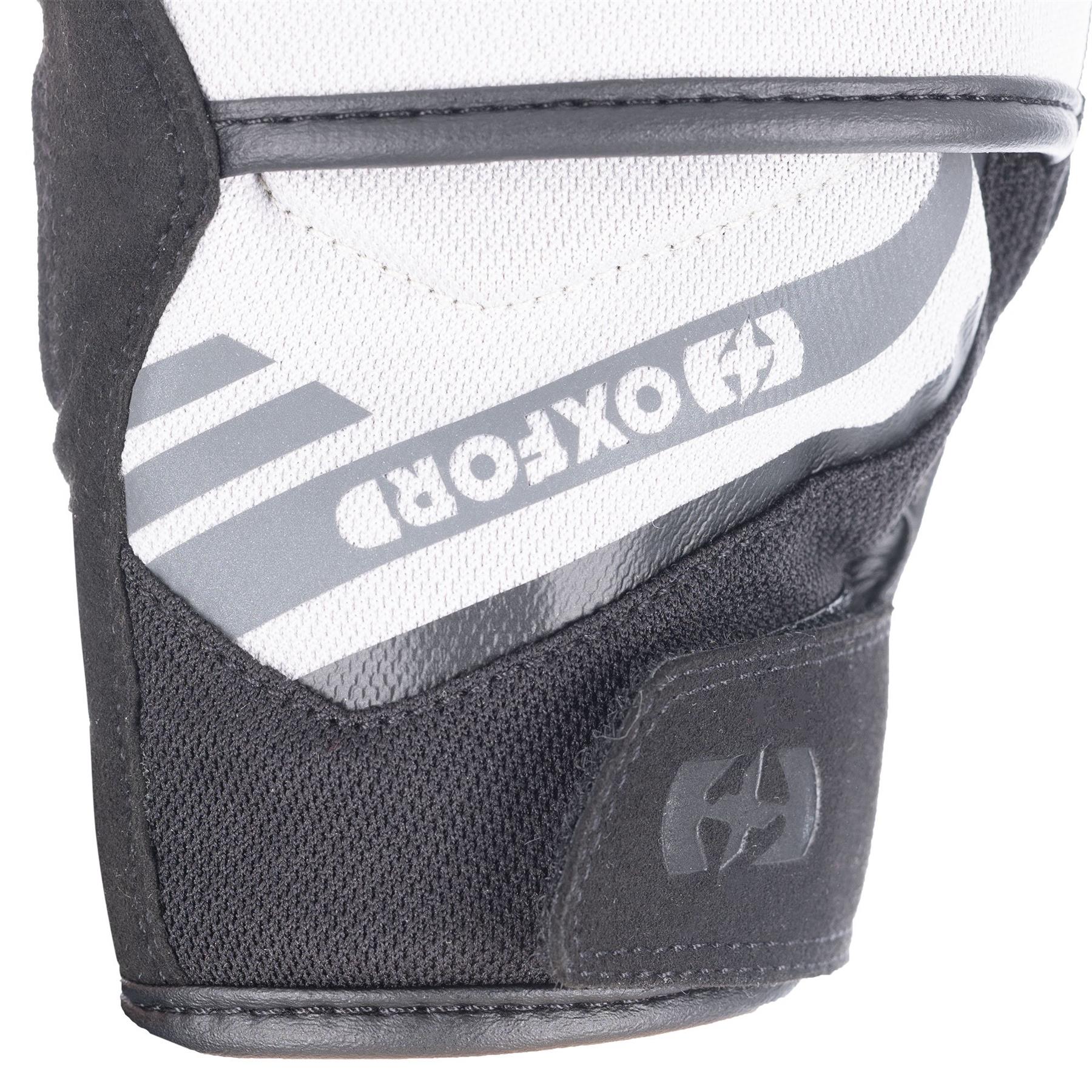 Oxford Dakar 1.0 Ladies Short Vented Black Summer Motorbike Motorcycle Gloves - Picture 23 of 26