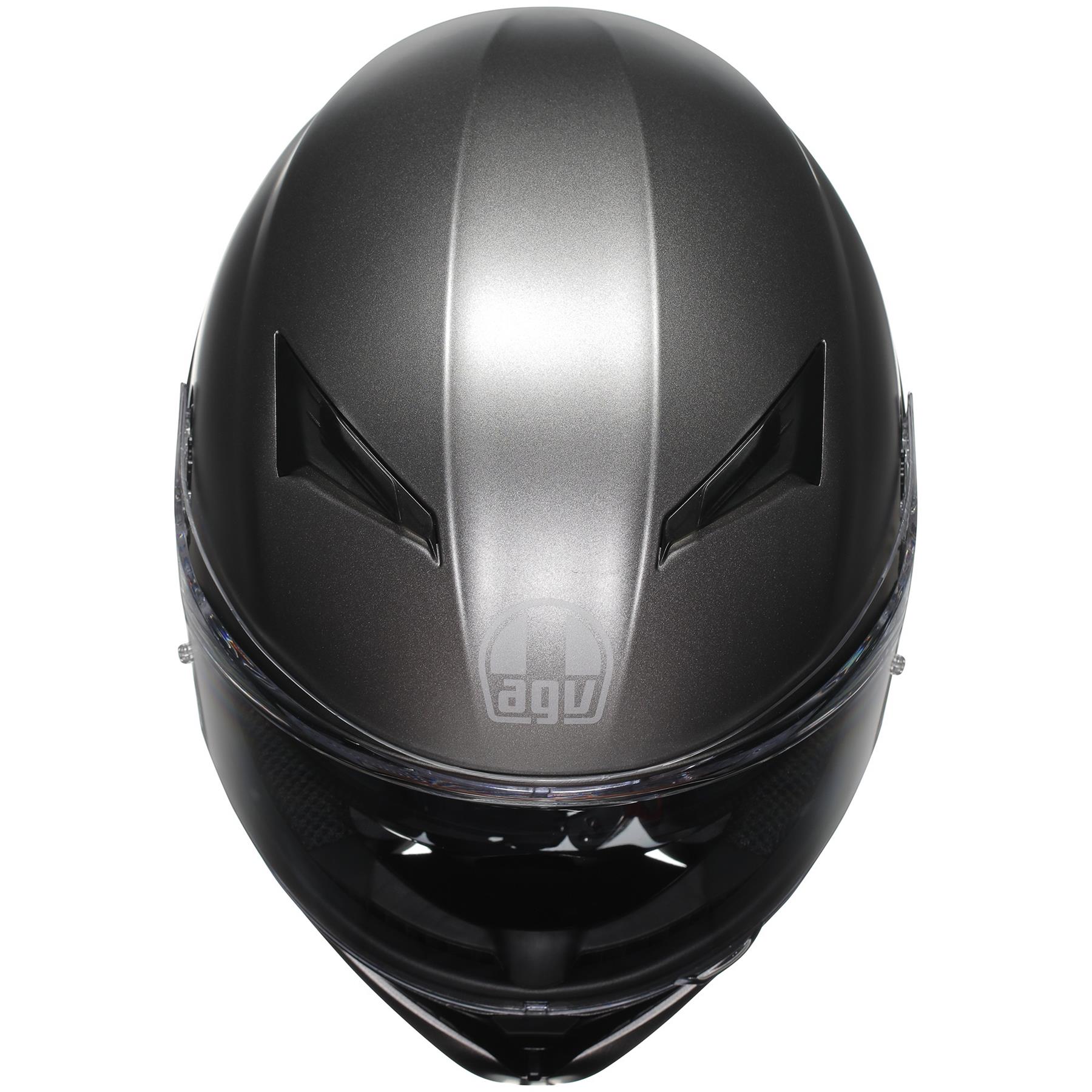 AGV K3 Plain Motorcycle Helmet Road Legal ECE 22.06 ACU Approved - Picture 22 of 29