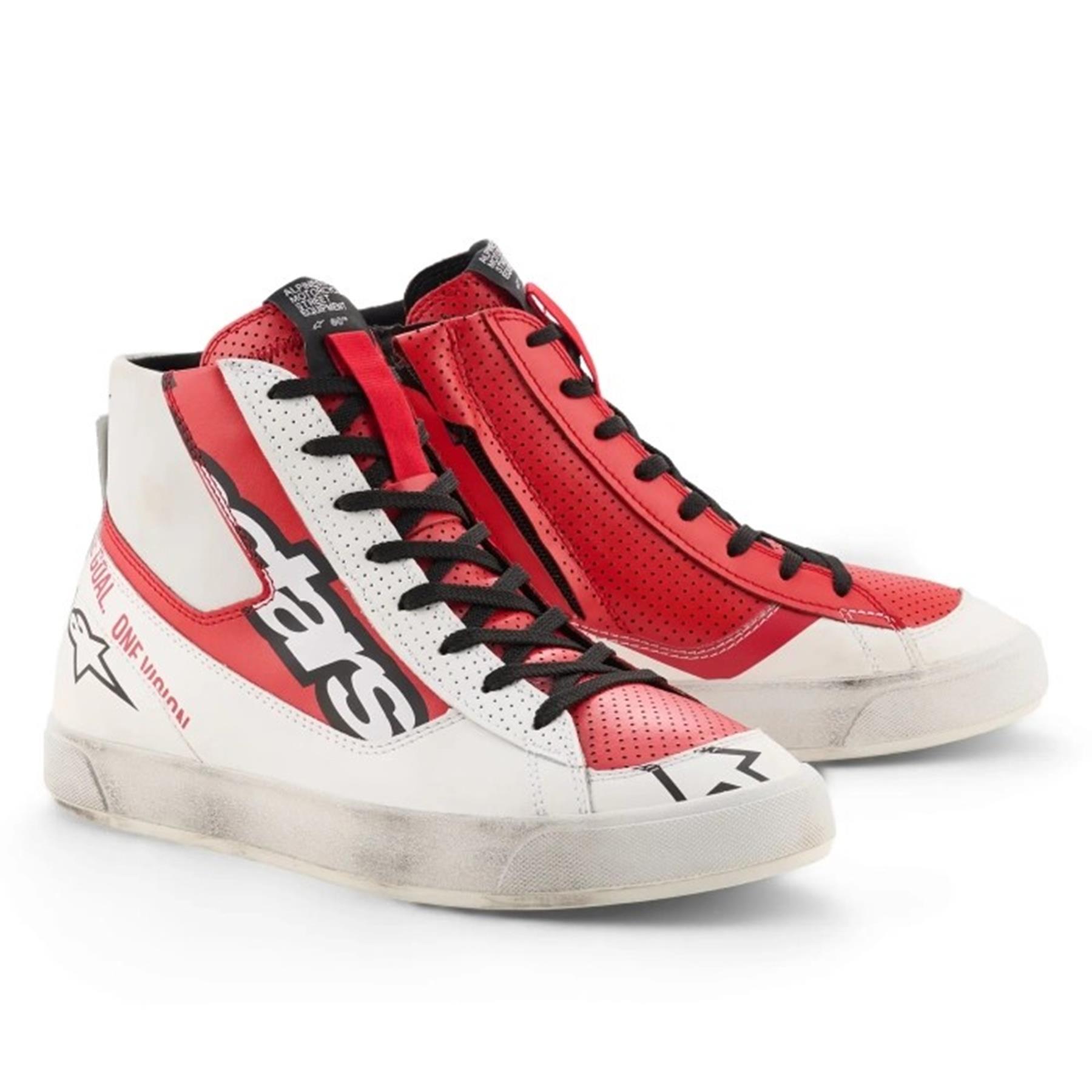 Alpinestars Stated Flair White Bright Red