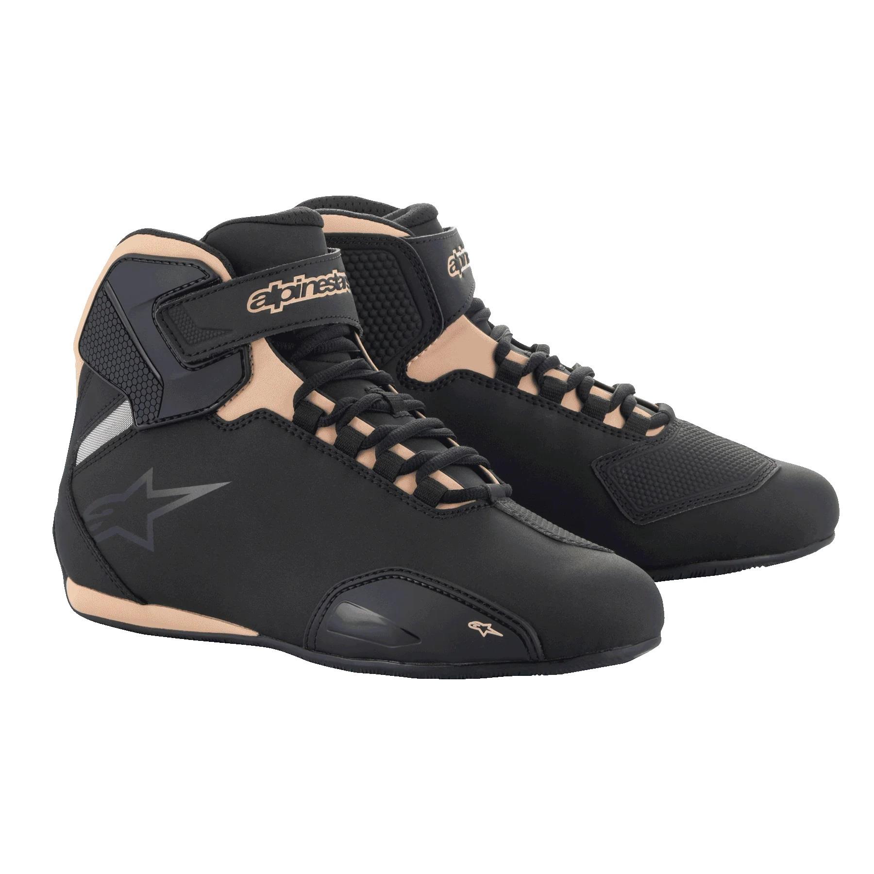 Alpinestars Stella Sektor Short Sports Ladies Motorcycle Boots Paddock Black - Picture 10 of 16