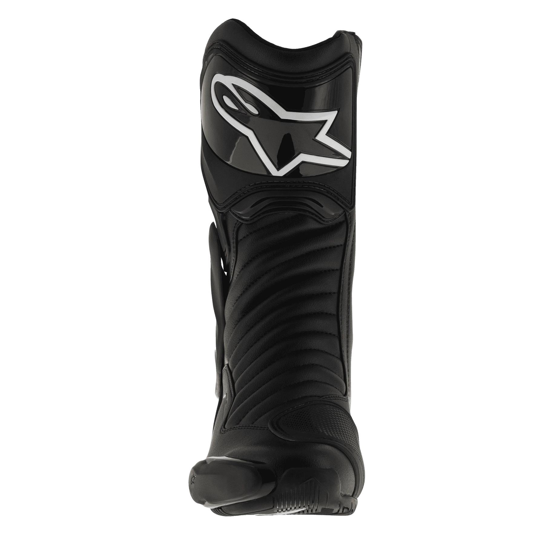 Alpinestars SMX-6 v2 CE Sports Racing Motorcycle Motorbike Boots Black White - Picture 6 of 16