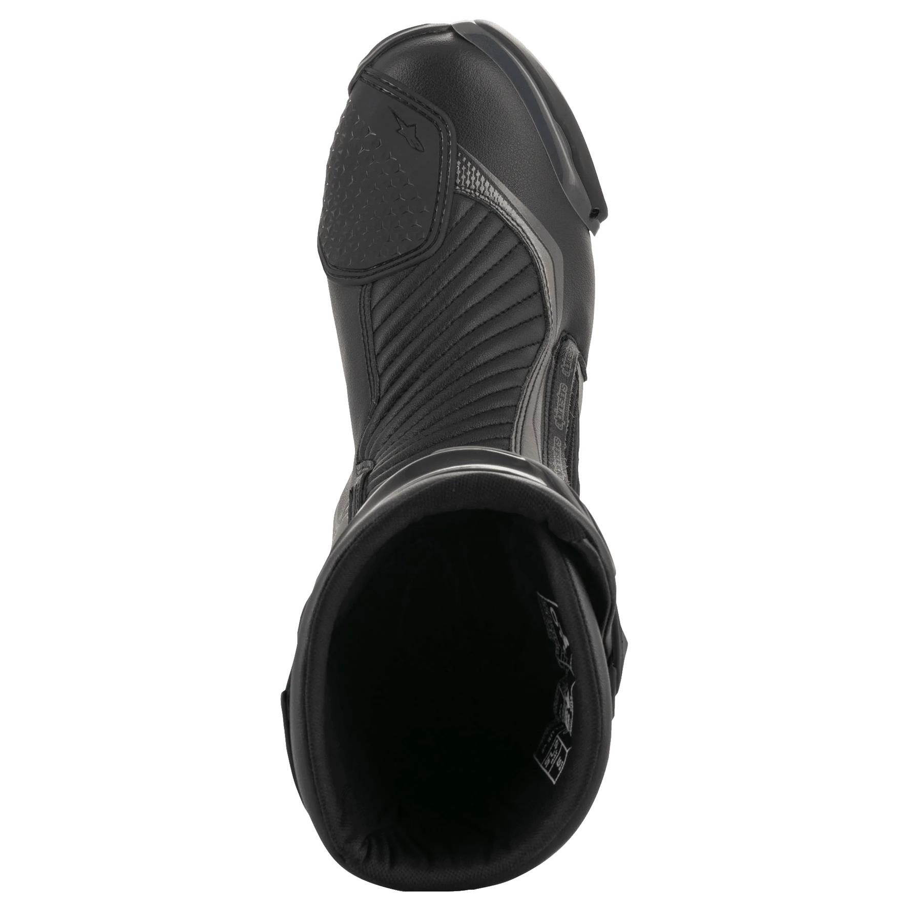 Alpinestars SMX Plus v2 Motorcycle Boots CE Sports Touring Motorbike Black White - Picture 9 of 13