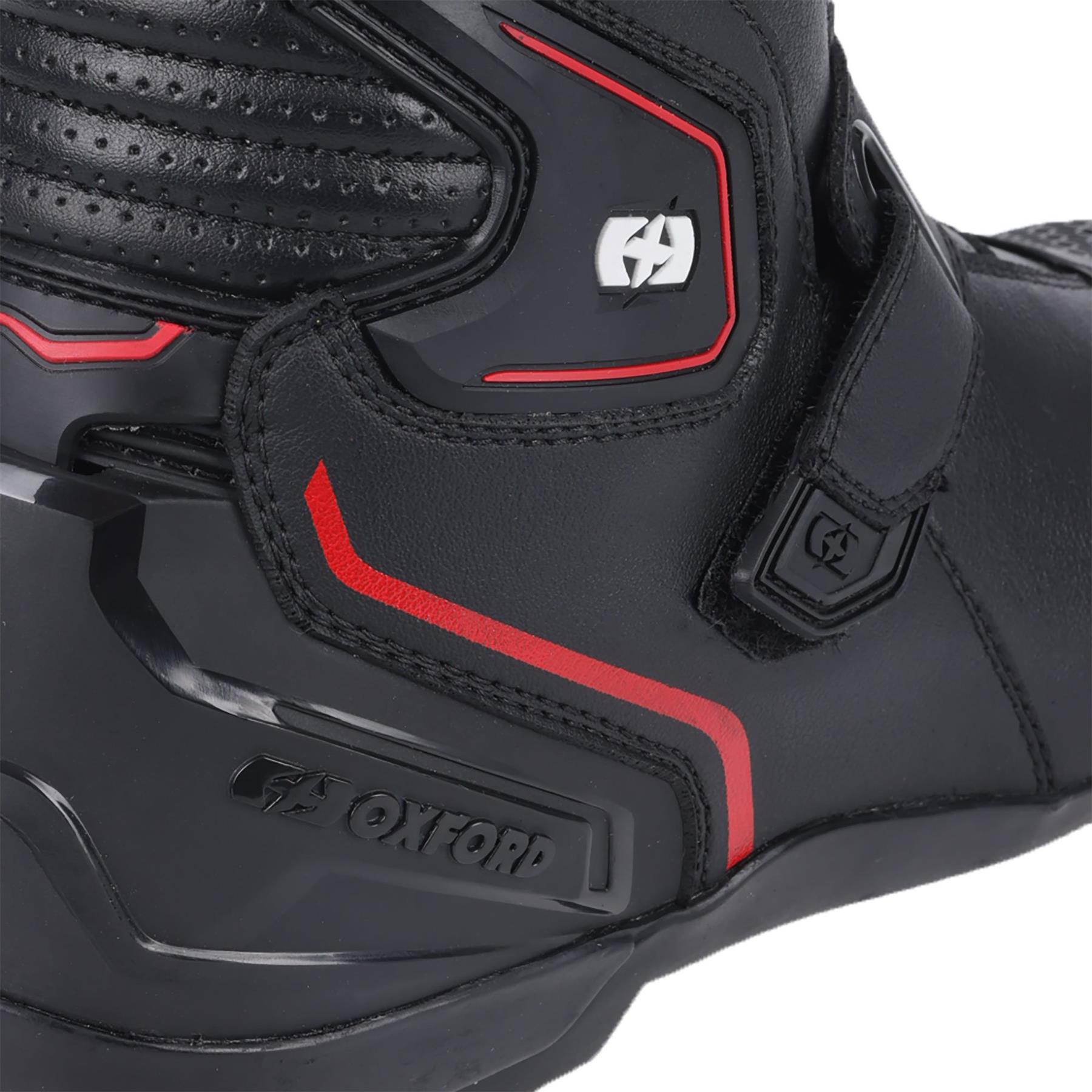 Oxford Omega Air Mens Motorcycle Boots Summer Motorbike Sport Short Boot - Picture 13 of 22