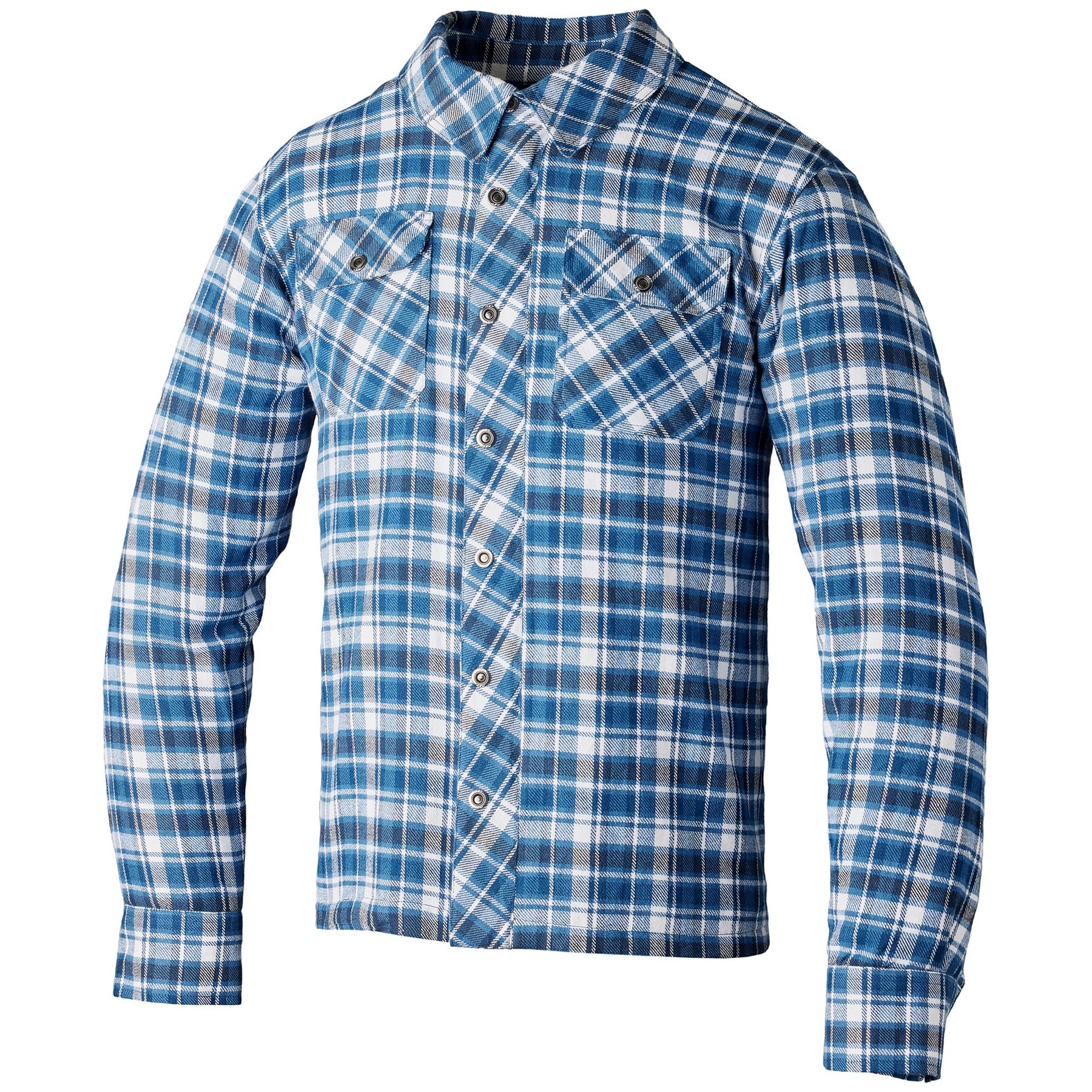 RST Lumberjack Mens Reinforced Aramid Motorcycle Shirt Cruiser Plaid Chequered - Picture 11 of 12
