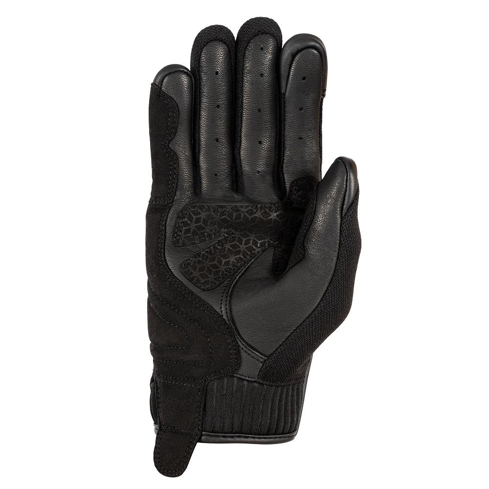Oxford Byron Mens Motorcycle Short Gloves Summer Motorbike Vented Black Red Camo - Picture 5 of 22