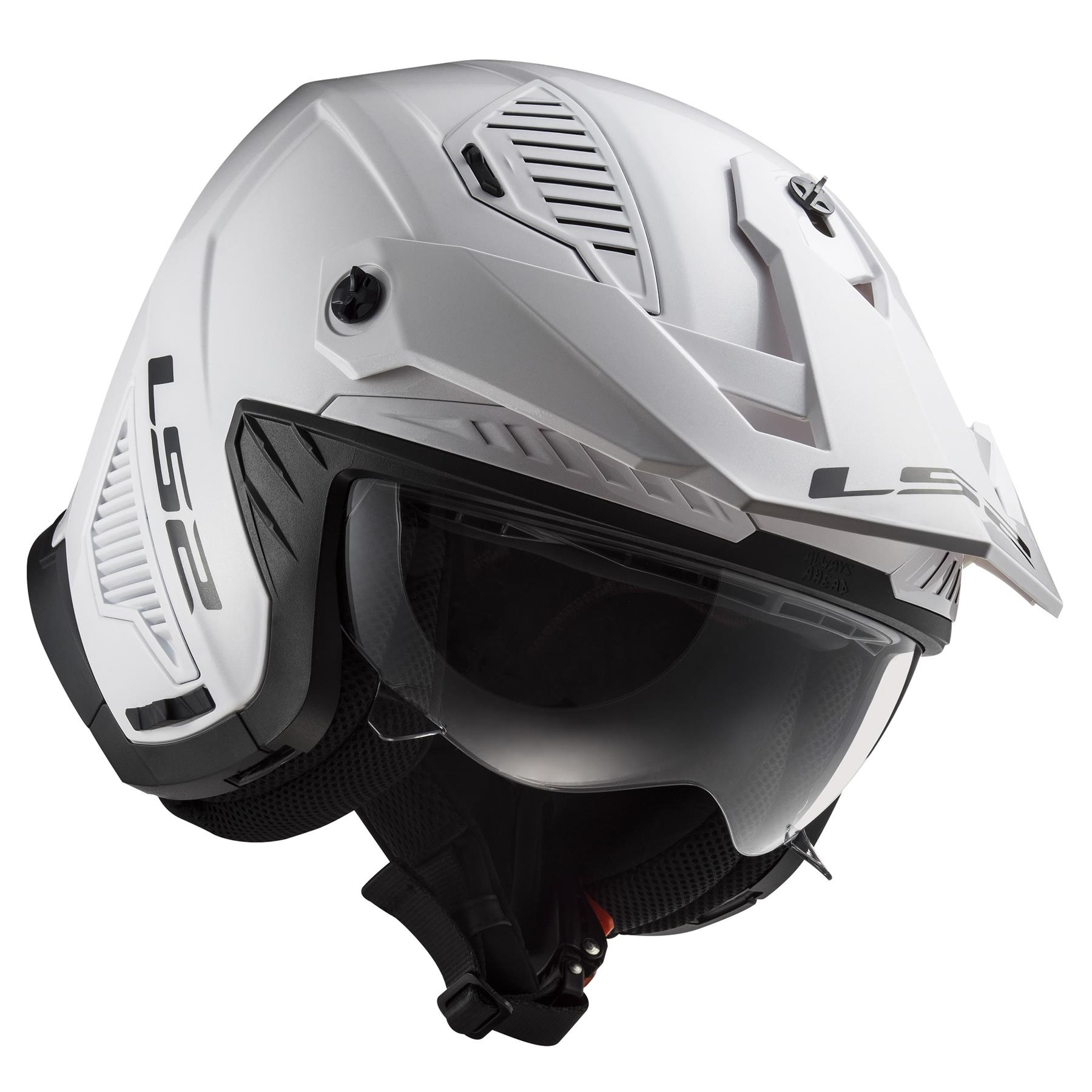 LS2 OF606 Casco moto alla deriva semplice fuori strada prova avventura maschera - Foto 23 di 23