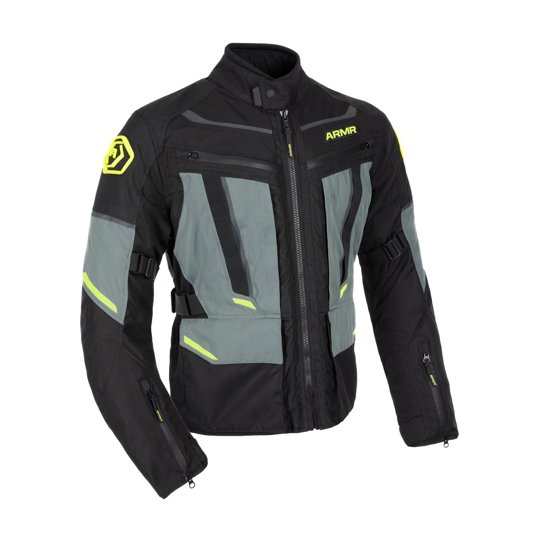 ARMR Kumaji 3.0 Mens Textile Motorcycle Jacket Waterproof Thermal Bike Jackets - Picture 18 of 29