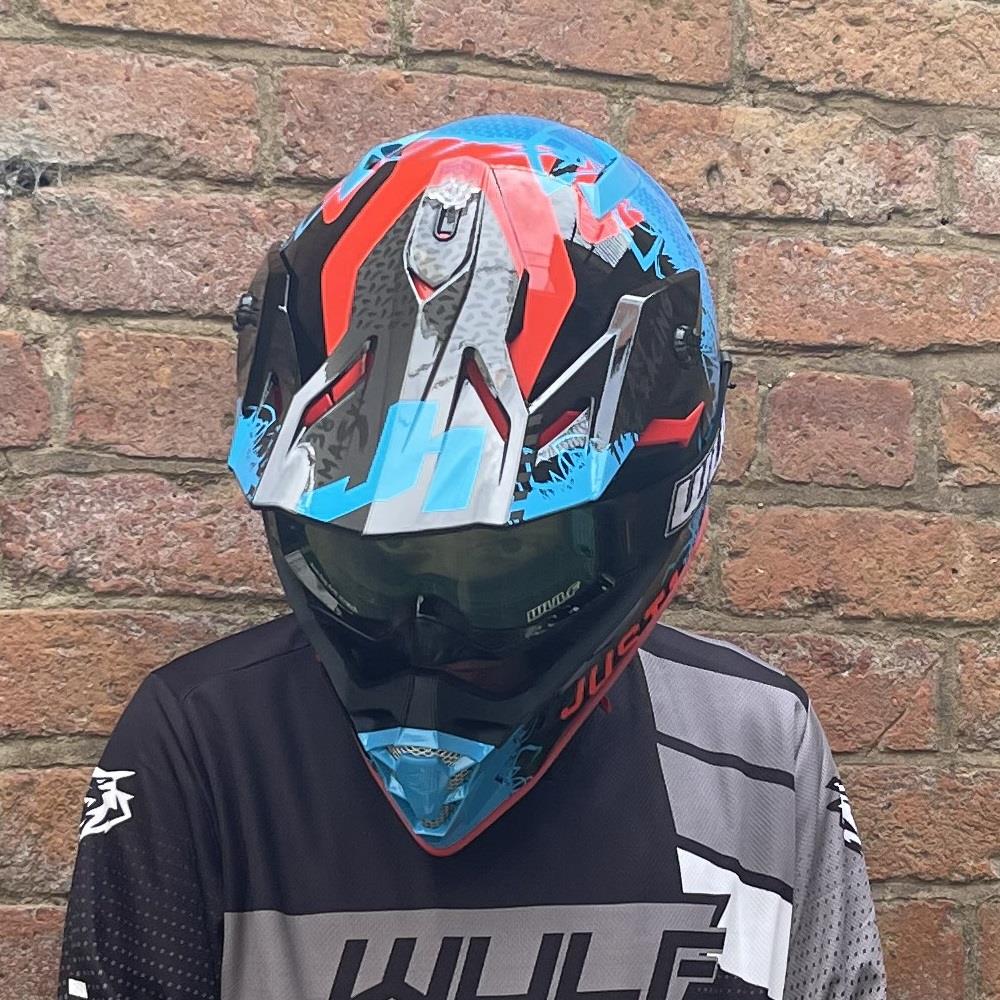 Just1 J38 Mask Motocross Helmet Motorcross Off Road ATV ACU Off Road Lid - Picture 9 of 24