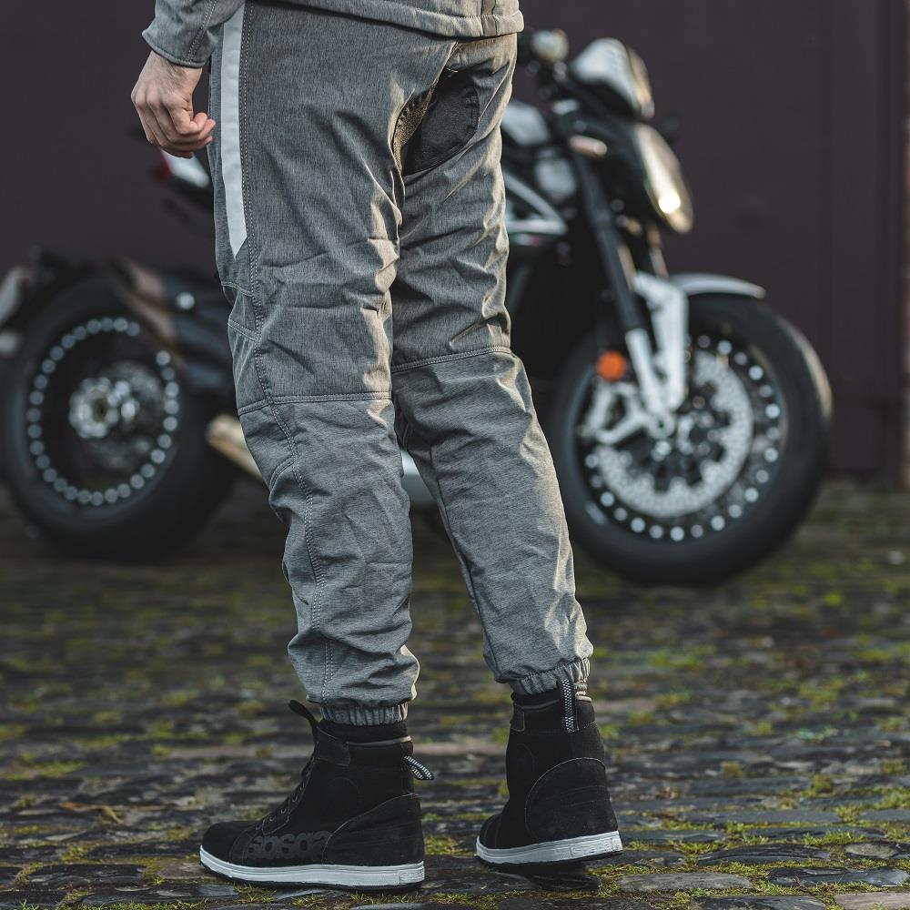 Spada Commute CE Waterproof Motorcycle Trousers Motorbike Pants Black Blue Grey - Picture 32 of 32